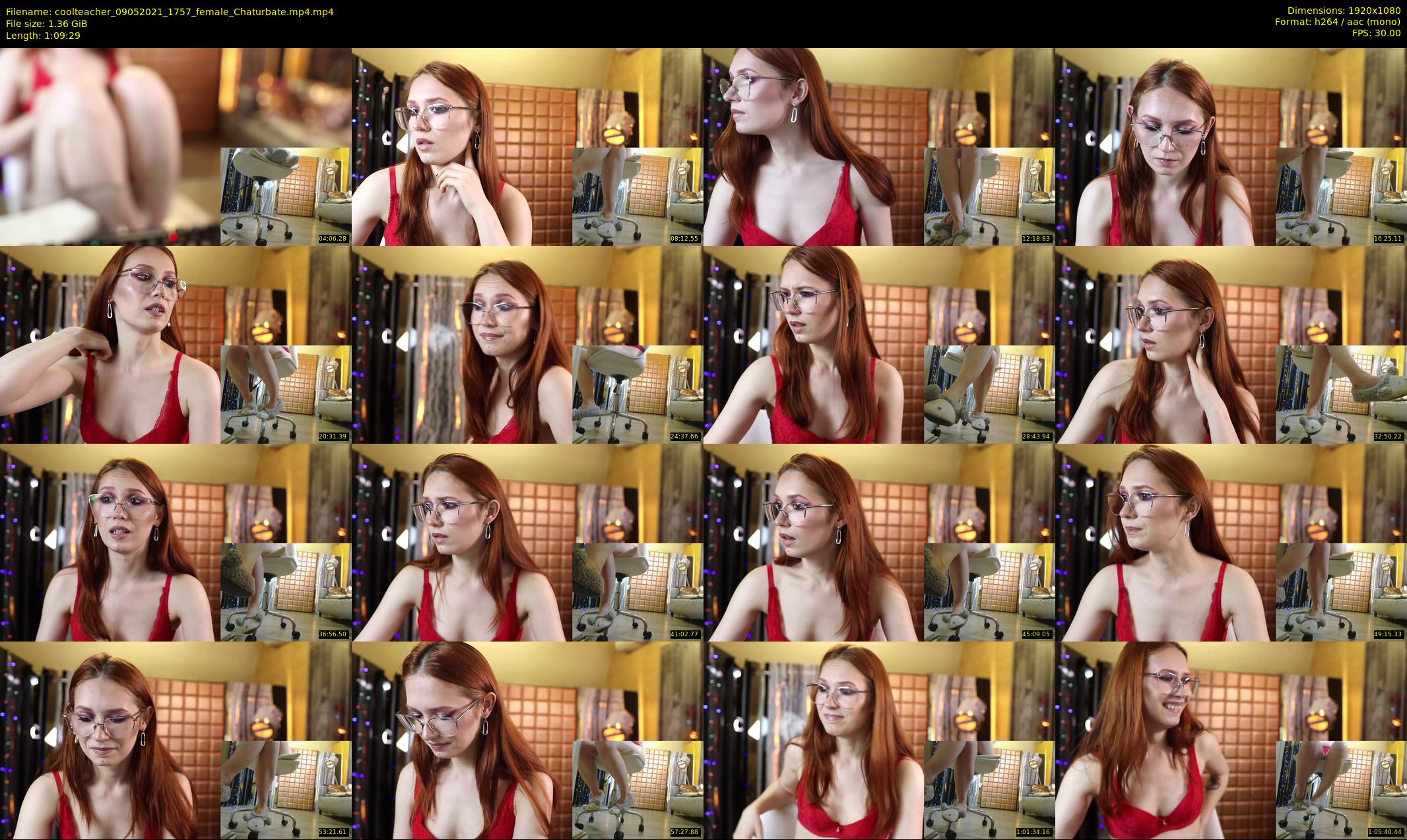coolteacher — 70 minute Chaturbate female cam show recording, 1080p, May 9, 2021
