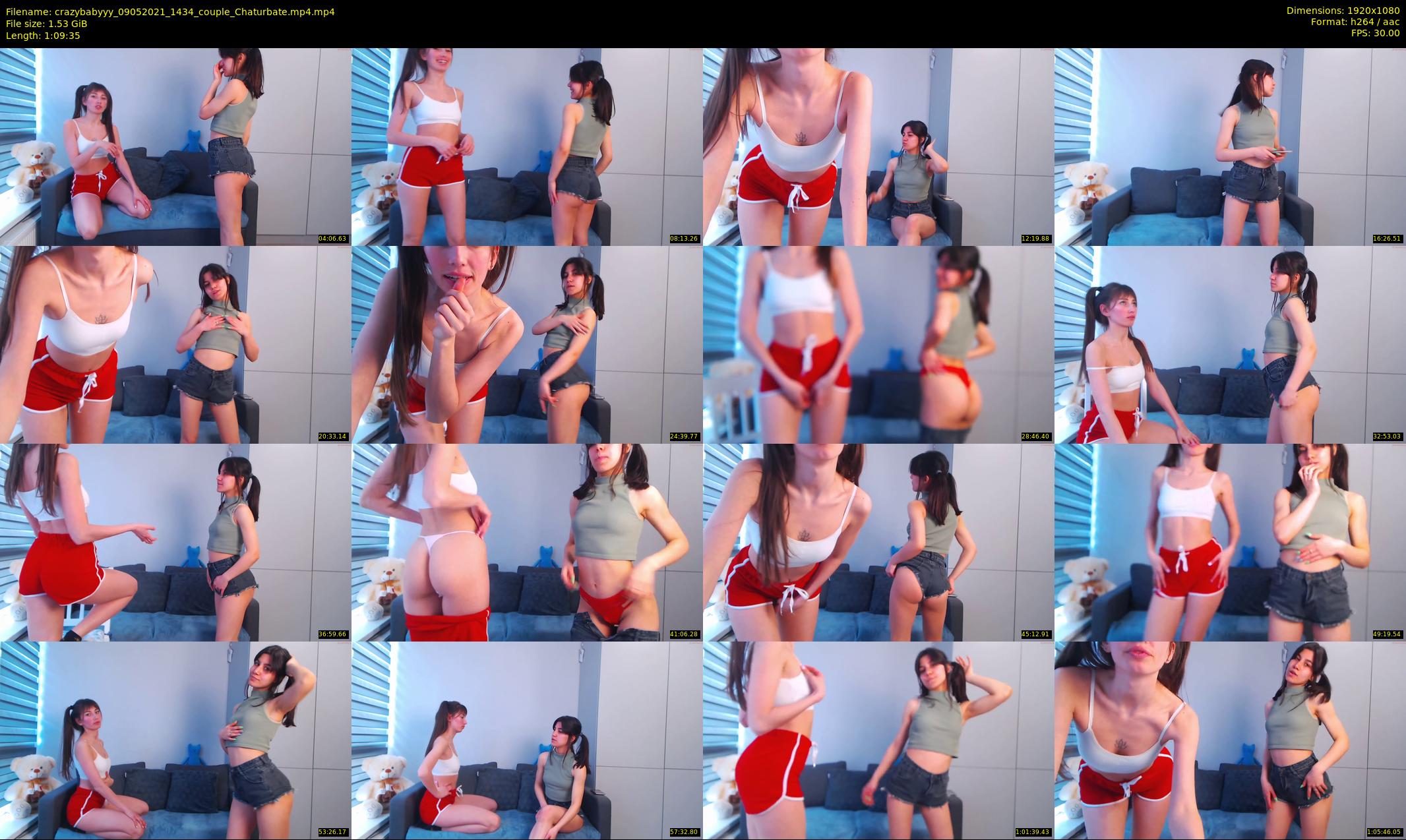 crazybabyyy — 70 minute Chaturbate couple cam show recording, 1080p, May 9, 2021