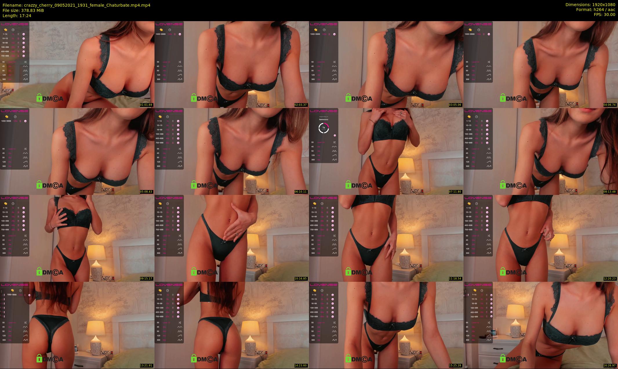 crazzy_cherry — 18 minute Chaturbate female cam show recording, 1080p, May 9, 2021
