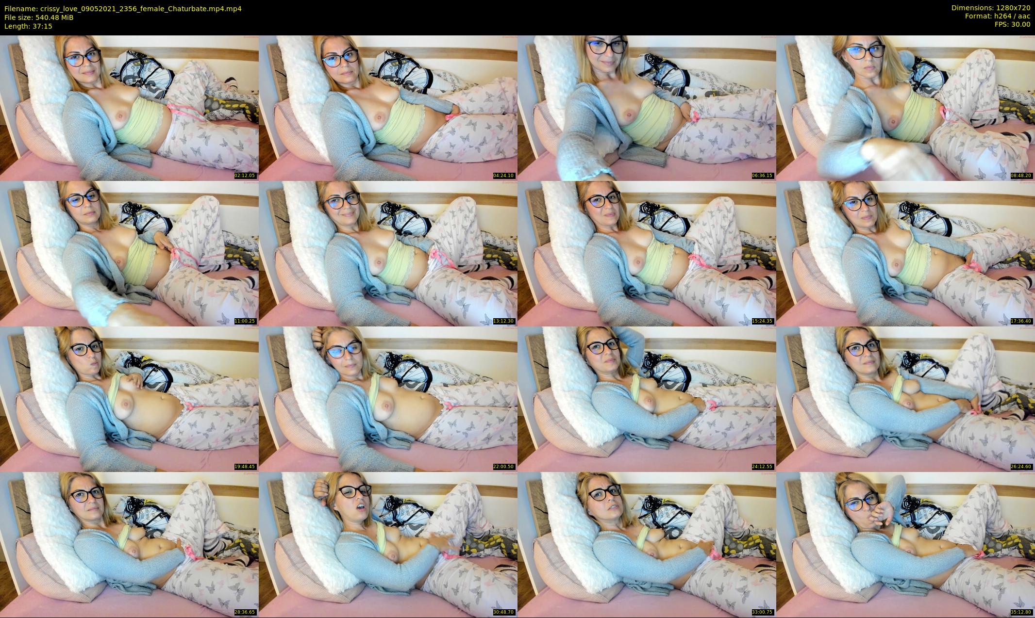 crissy_love — 38 minute Chaturbate female cam show recording, 720p, May 9, 2021