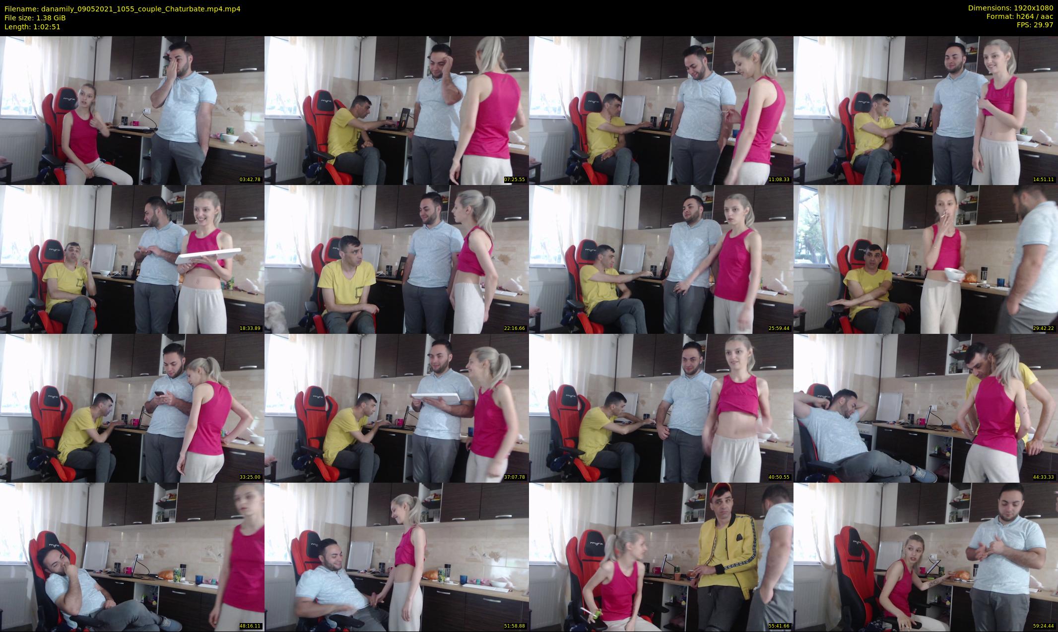 danamily — 63 minute Chaturbate female cam show recording, 1080p, May 9, 2021