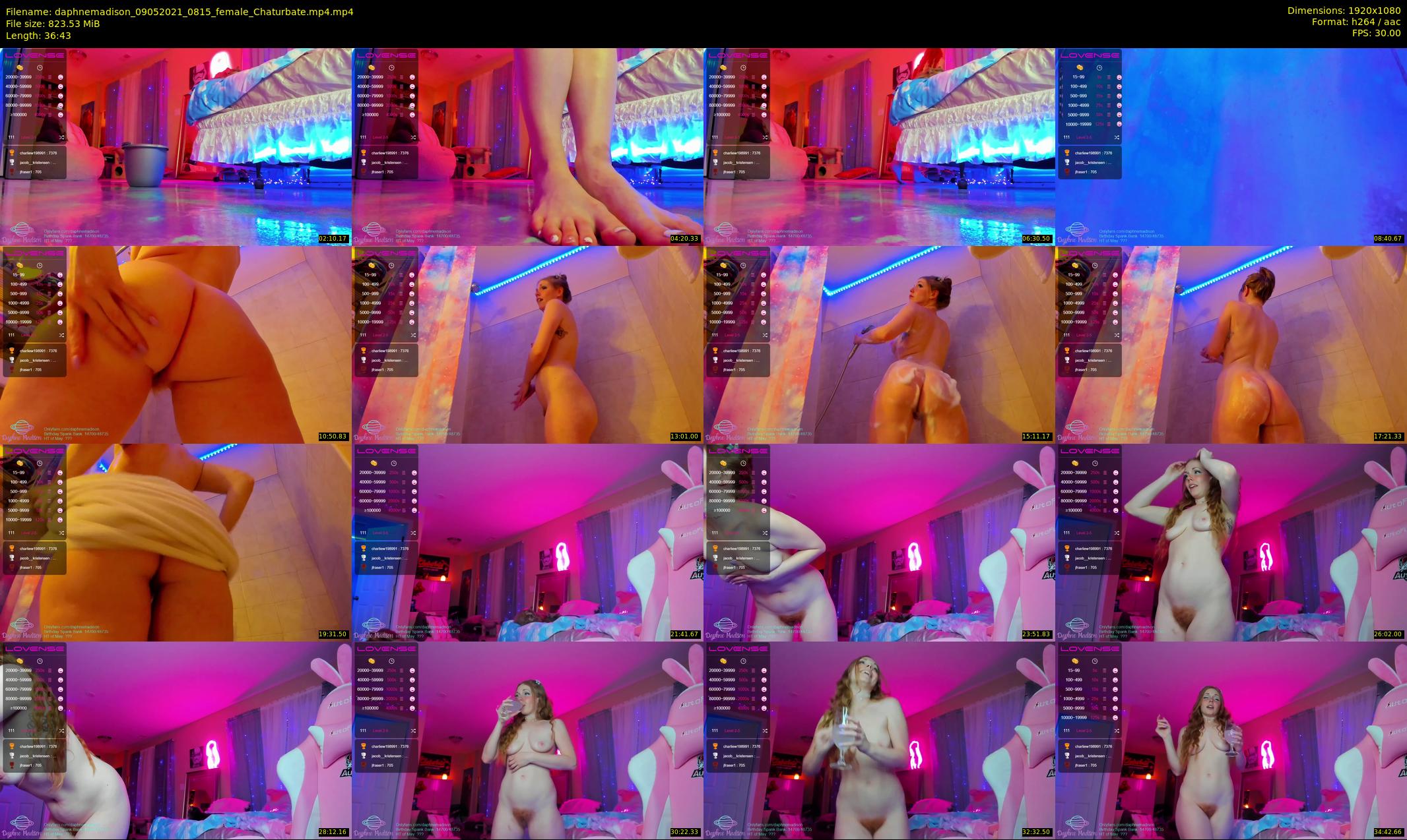 daphnemadison — 37 minute Chaturbate couple cam show recording, 1080p, May 9, 2021