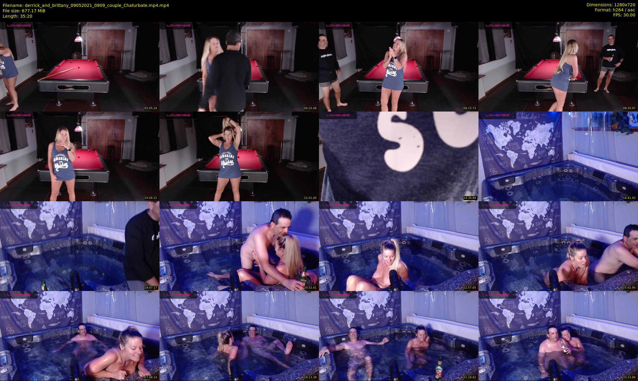 derrick_and_brittany — 36 minute Chaturbate couple cam show recording, 720p, May 9, 2021