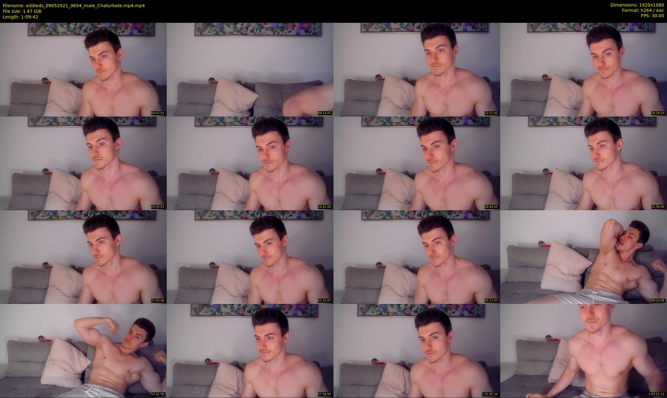 eddieds — 70 minute Chaturbate male cam show recording, 1080p, May 9, 2021