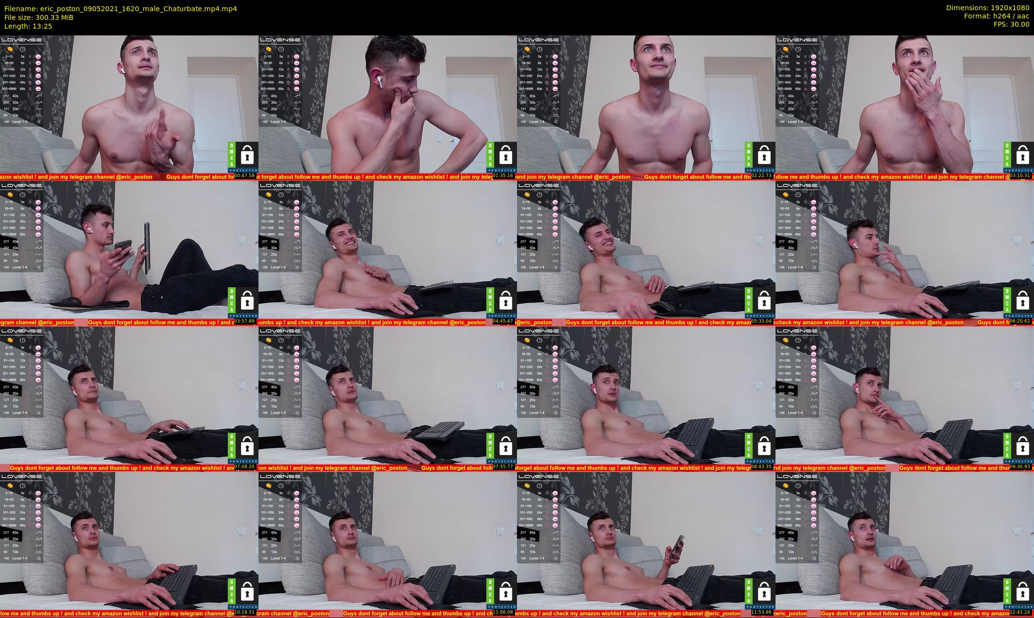 eric_poston — 14 minute Chaturbate male cam show recording, 1080p, May 9, 2021