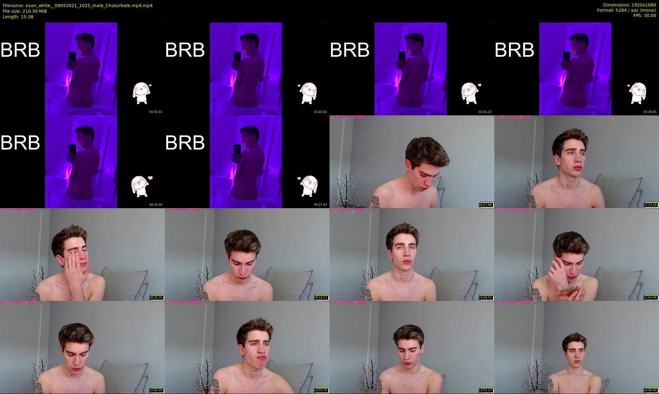 evan_white_ — 16 minute Chaturbate male cam show recording, 1080p, May 9, 2021