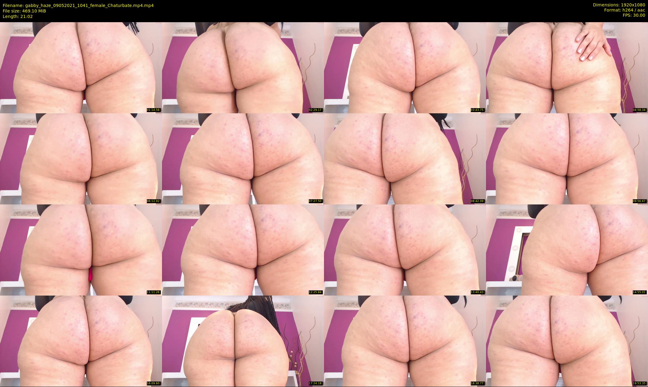 gabby_haze — 22 minute Chaturbate female cam show recording, 1080p, May 9, 2021