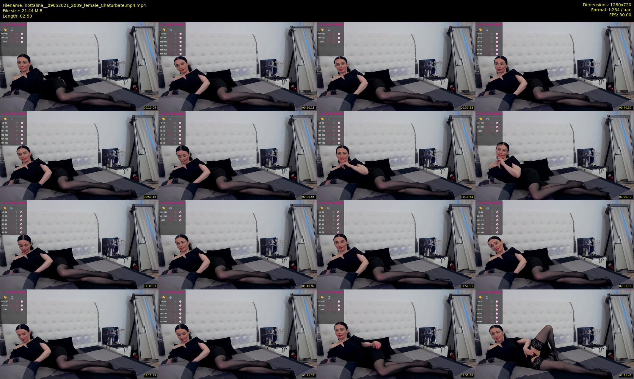 hottalina_ — 3 minute Chaturbate female cam show recording, 720p, May 9, 2021