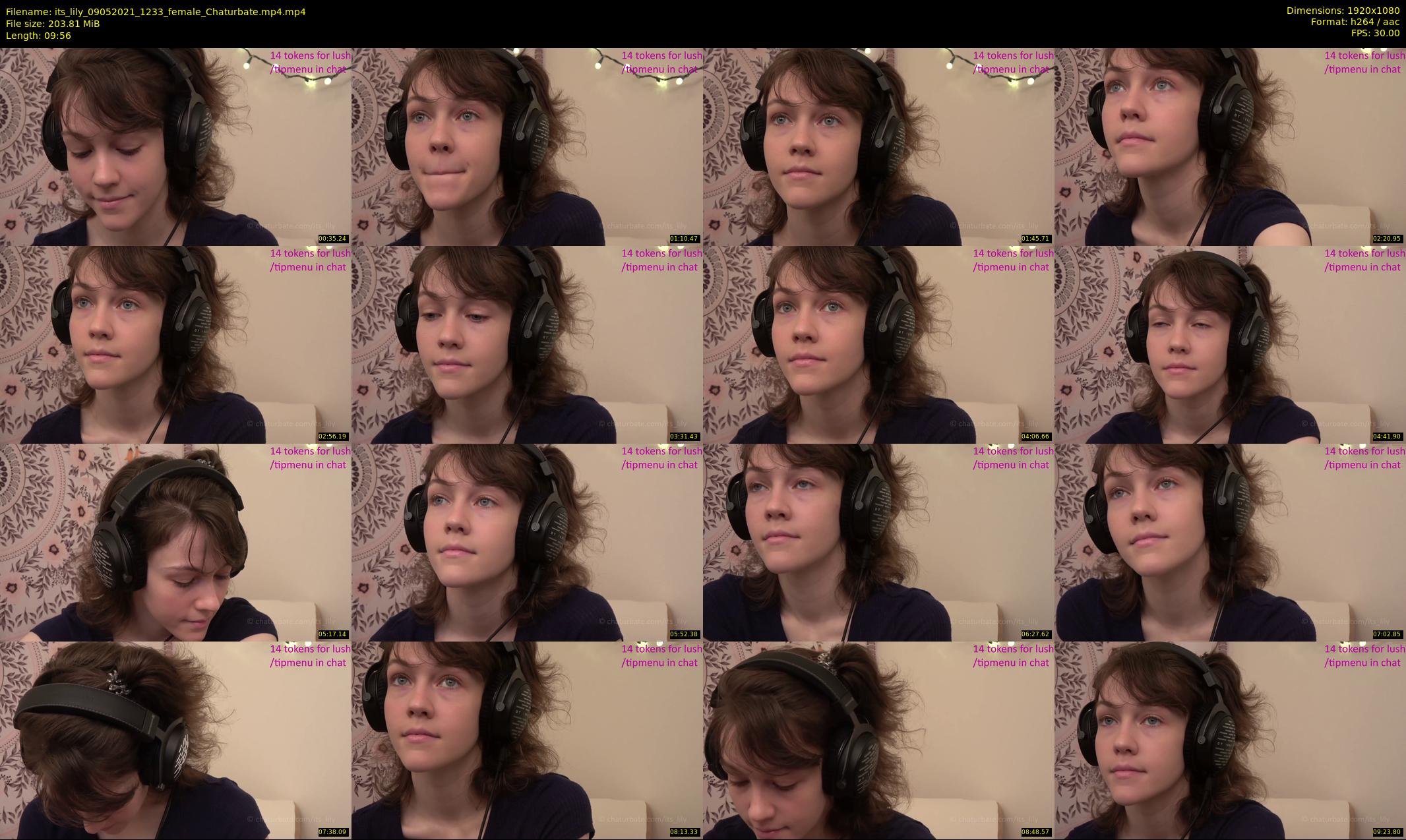 its_lily — 10 minute Chaturbate female cam show recording, 1080p, May 9, 2021