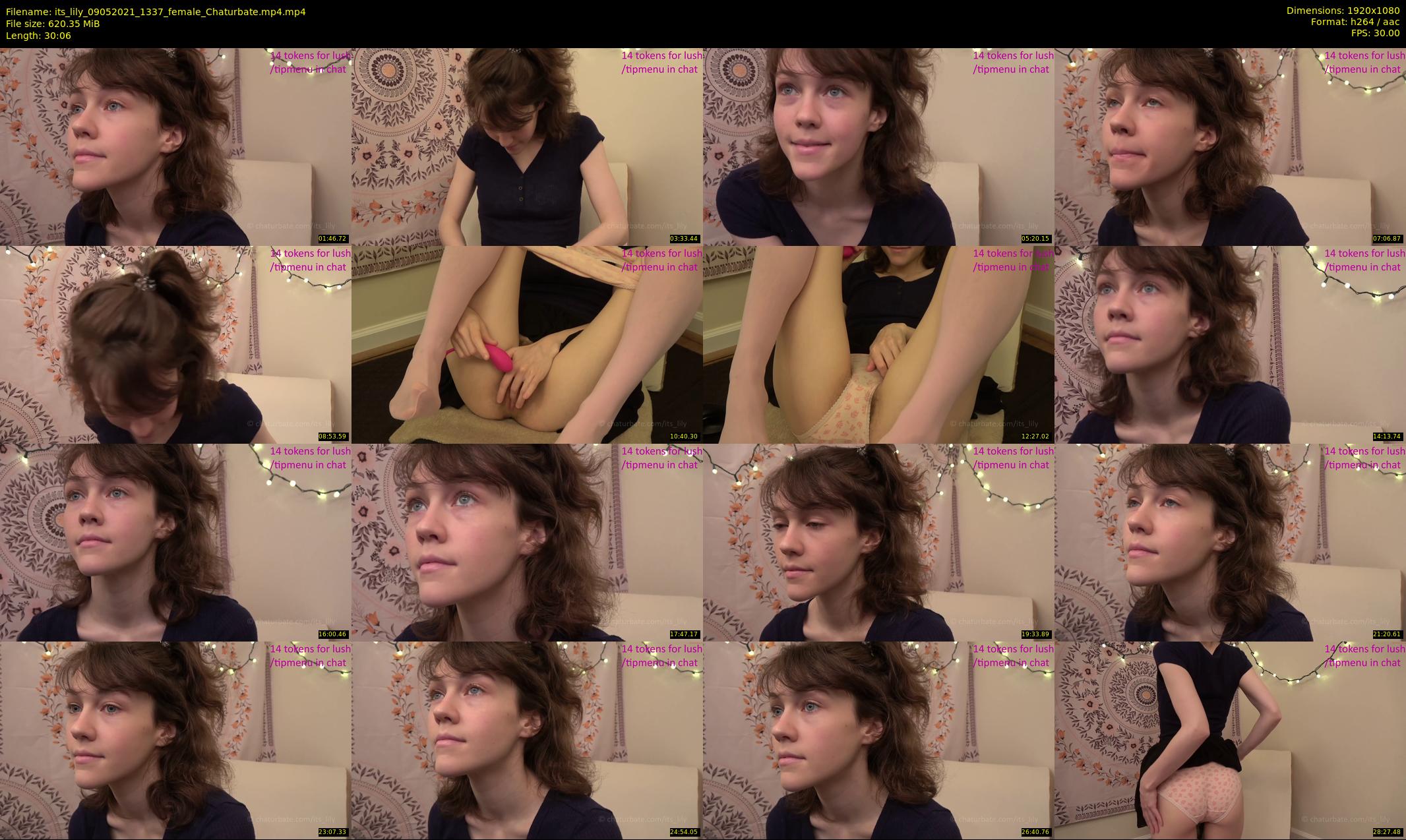 its_lily — 31 minute Chaturbate female cam show recording, 1080p, May 9, 2021