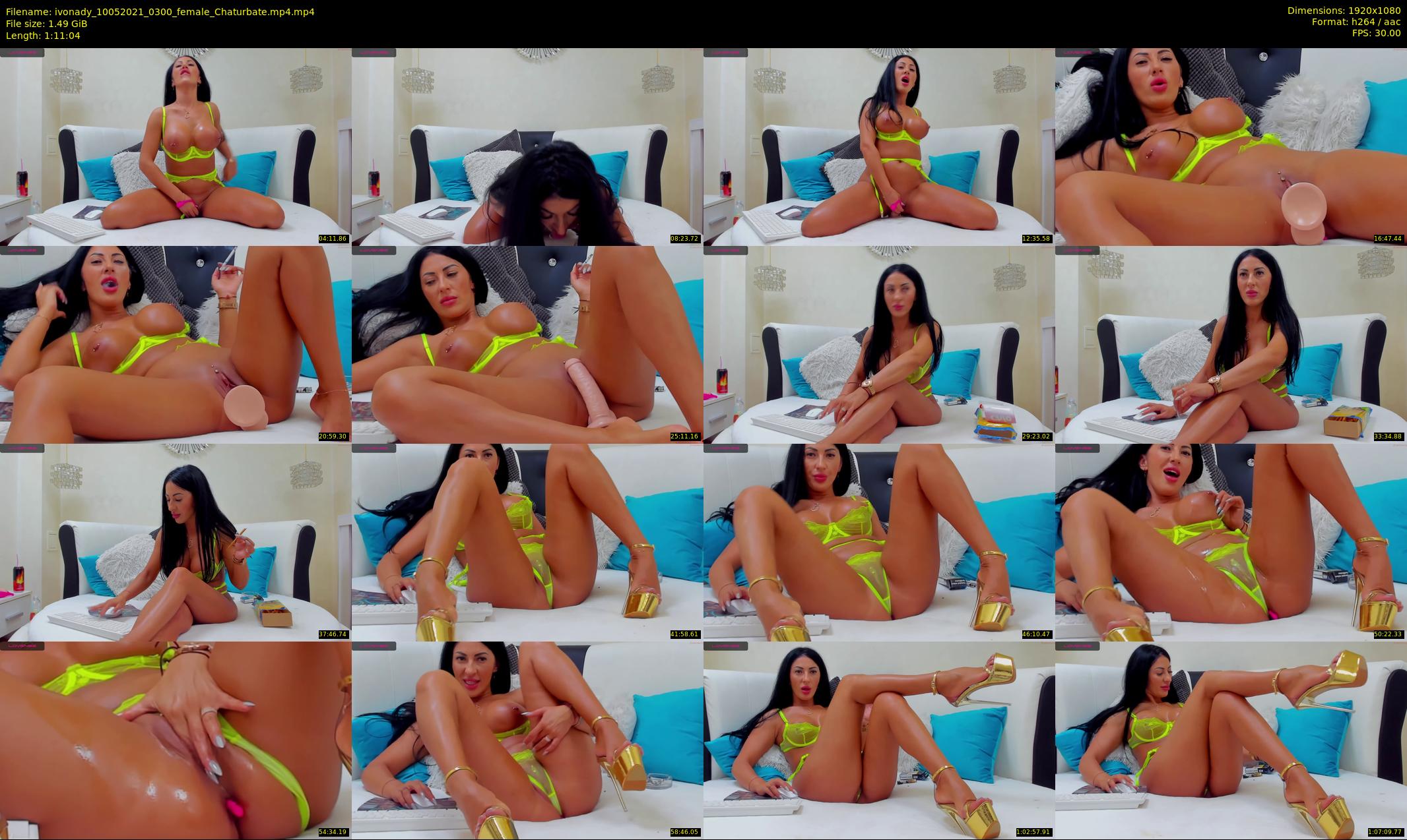 ivonady — 72 minute Chaturbate female cam show recording, 1080p, May 10, 2021