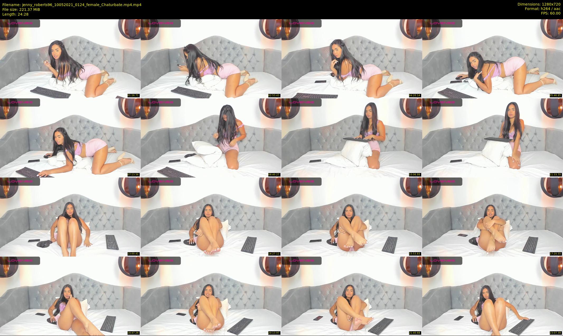 jenny_roberts96 — 25 minute Chaturbate female cam show recording, 720p, May 10, 2021