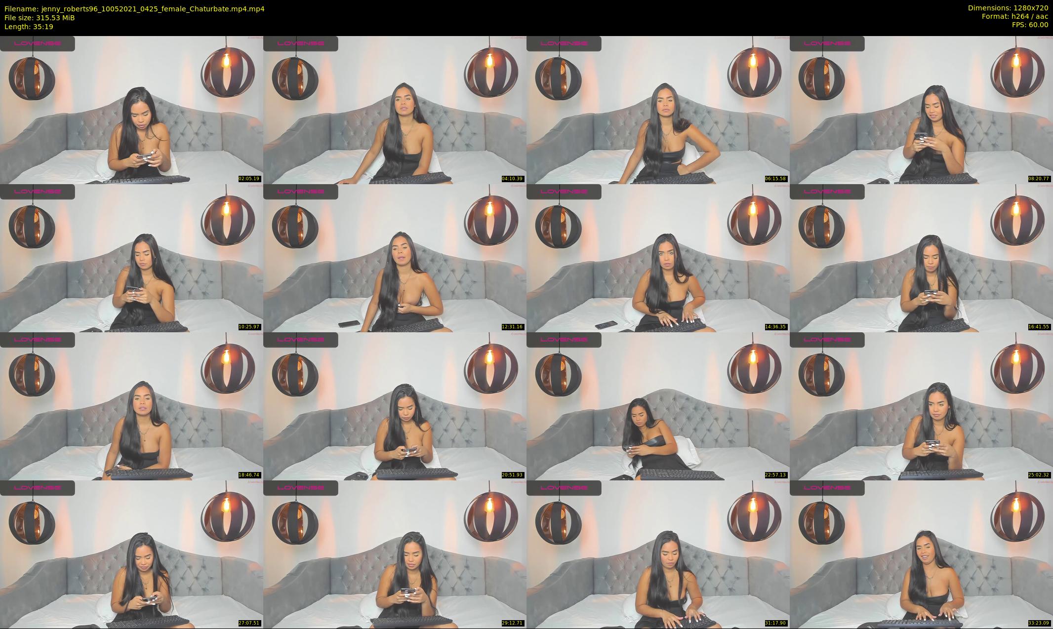 jenny_roberts96 — 36 minute Chaturbate female cam show recording, 720p, May 10, 2021