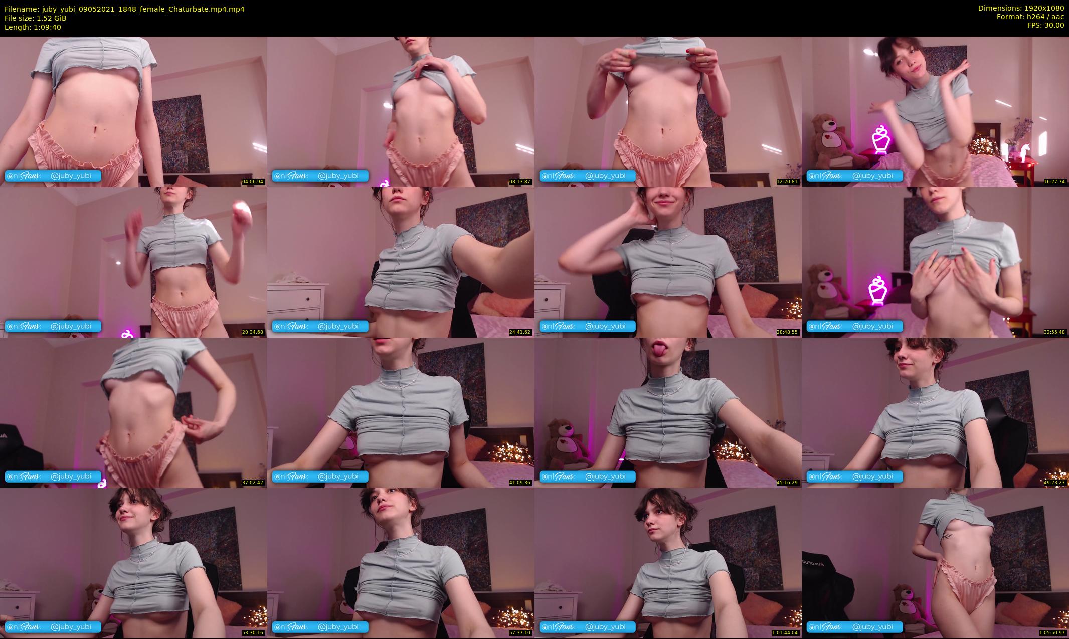 juby_yubi — 70 minute Chaturbate female cam show recording, 1080p, May 9, 2021