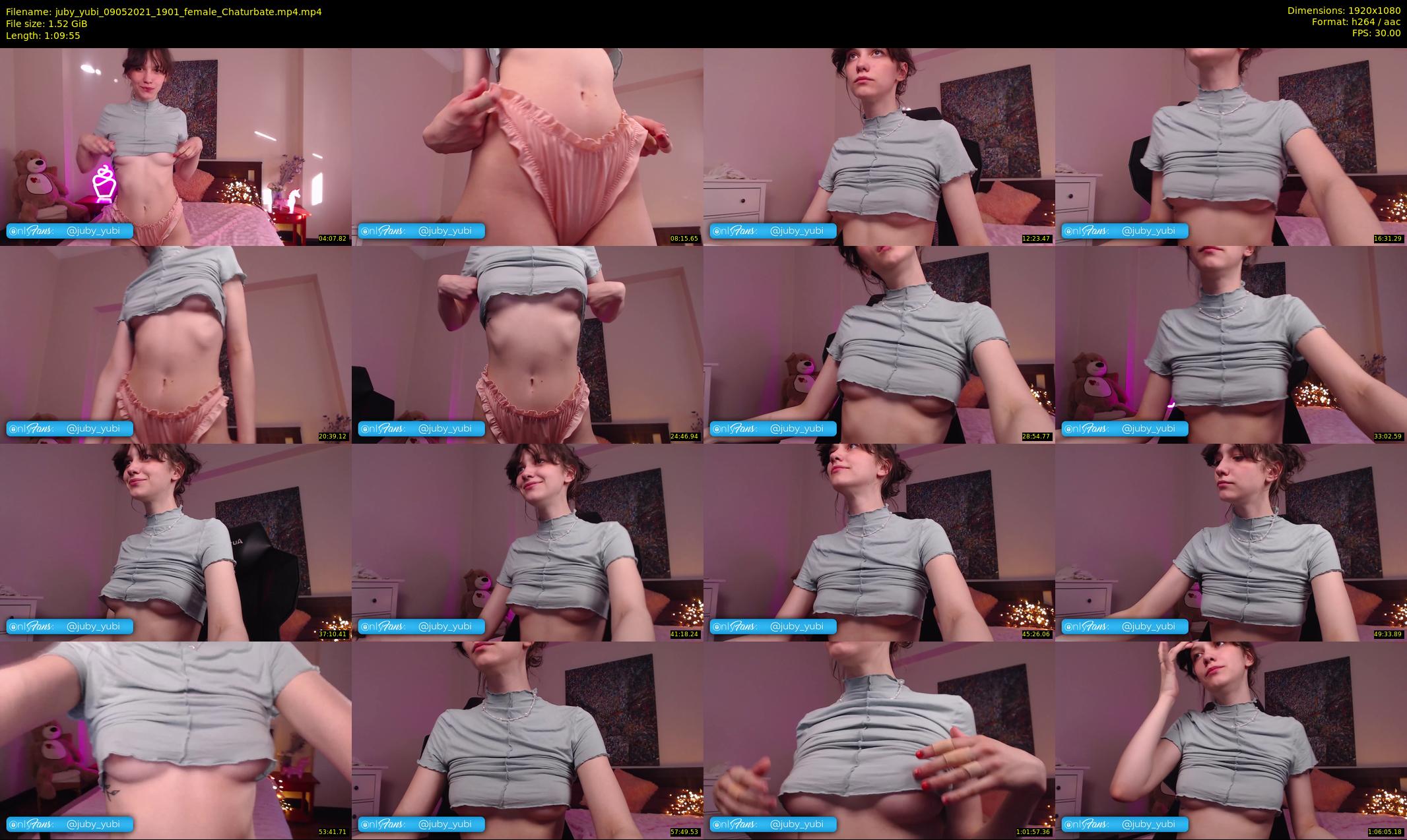 juby_yubi — 70 minute Chaturbate female cam show recording, 1080p, May 9, 2021