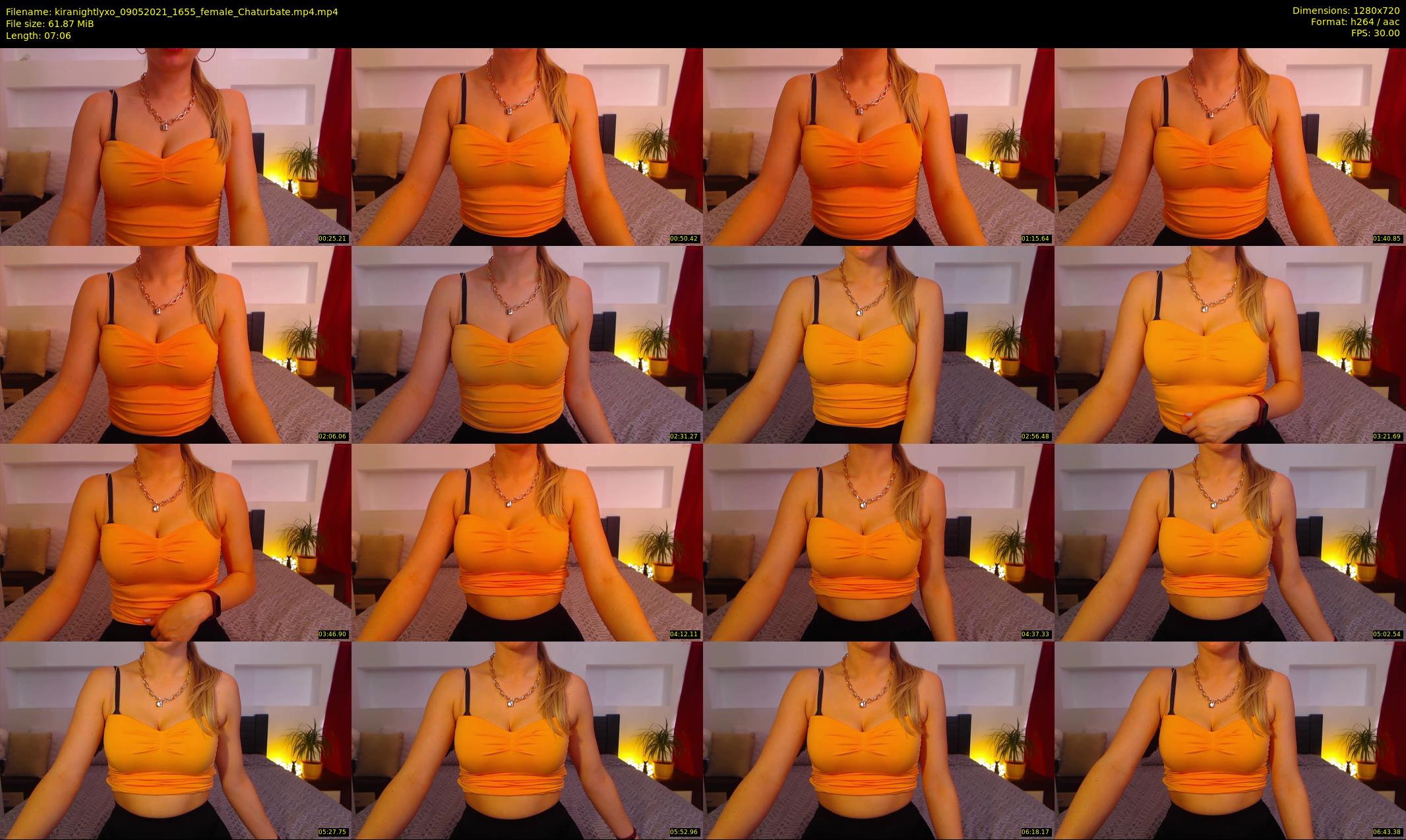kiranightlyxo — 8 minute Chaturbate female cam show recording, 720p, May 9, 2021