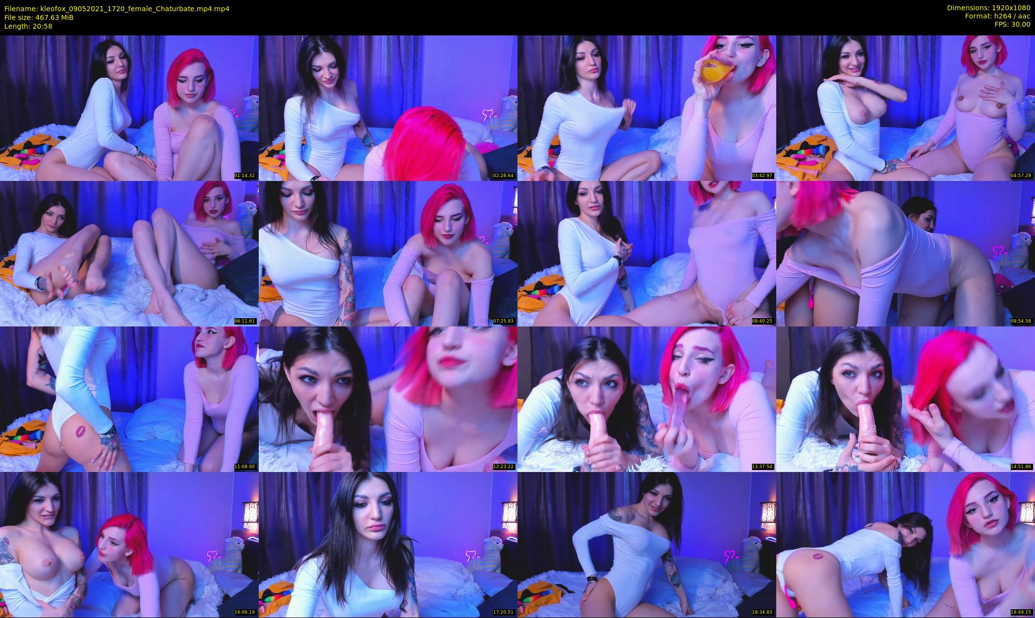 kleofox — 21 minute Chaturbate female cam show recording, 1080p, May 9, 2021
