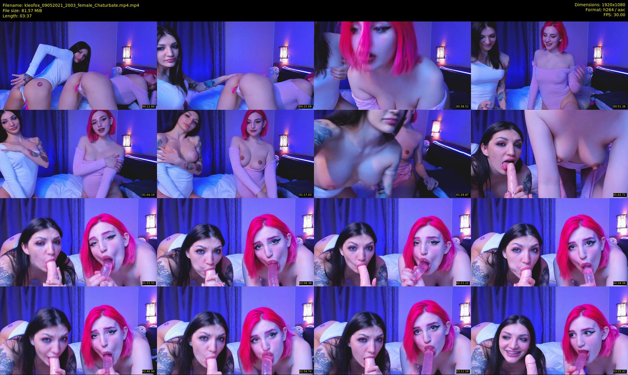 kleofox — 4 minute Chaturbate female cam show recording, 1080p, May 9, 2021