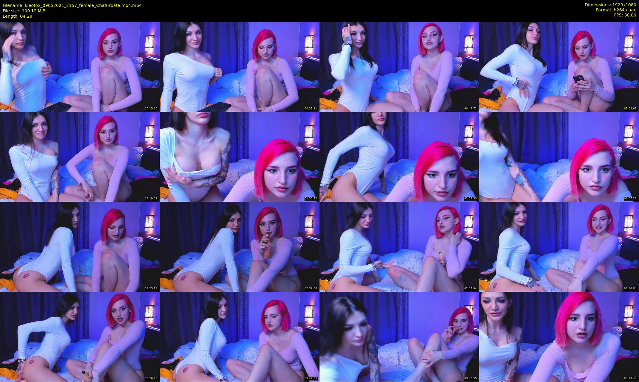 kleofox — 5 minute Chaturbate female cam show recording, 1080p, May 9, 2021
