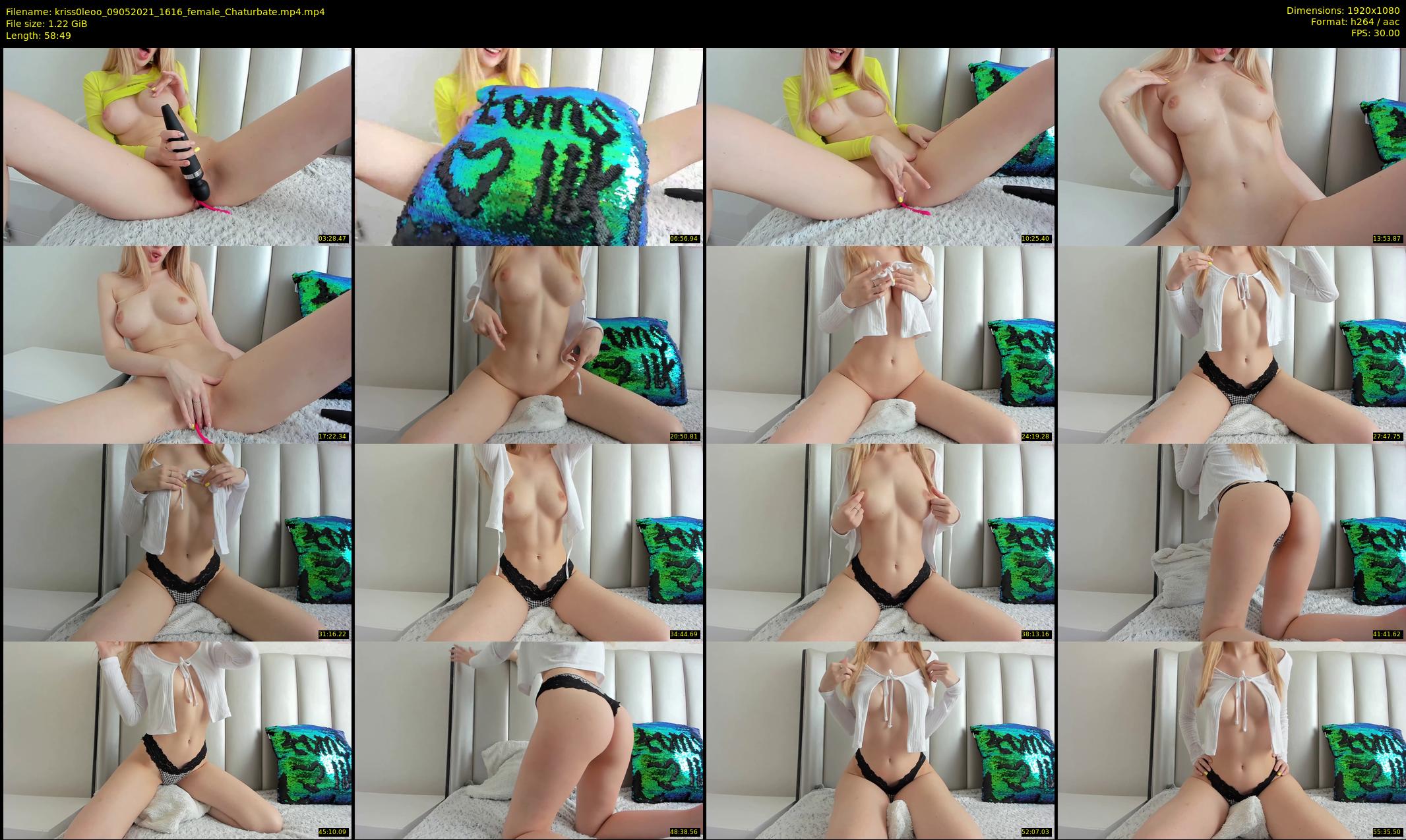 kriss0leoo — 59 minute Chaturbate couple cam show recording, 1080p, May 9, 2021