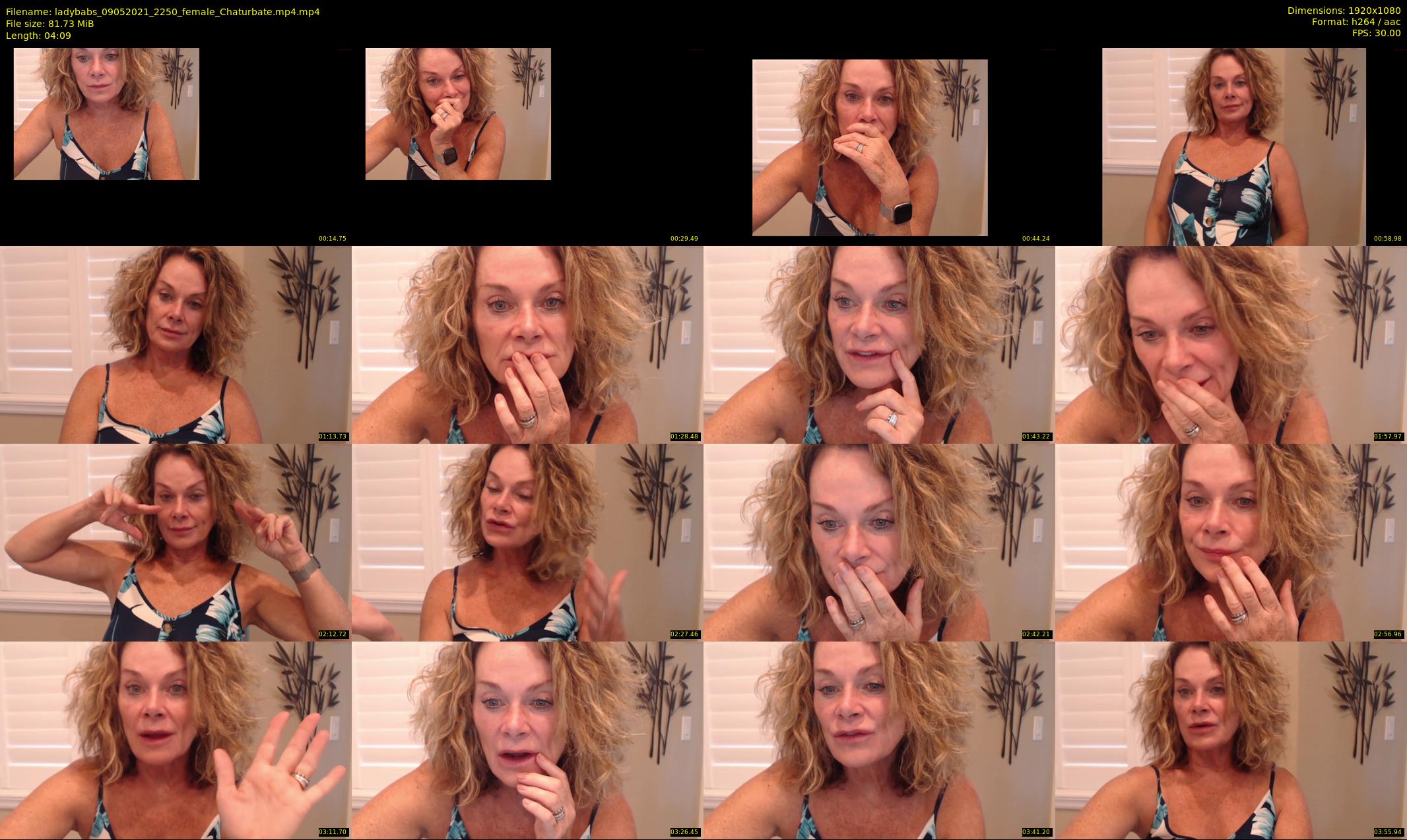 ladybabs — 5 minute Chaturbate female cam show recording, 1080p, May 9, 2021