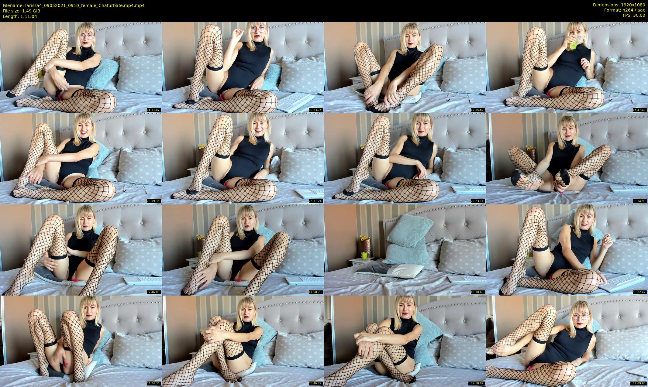 larissa4 — 72 minute Chaturbate female cam show recording, 1080p, May 9, 2021