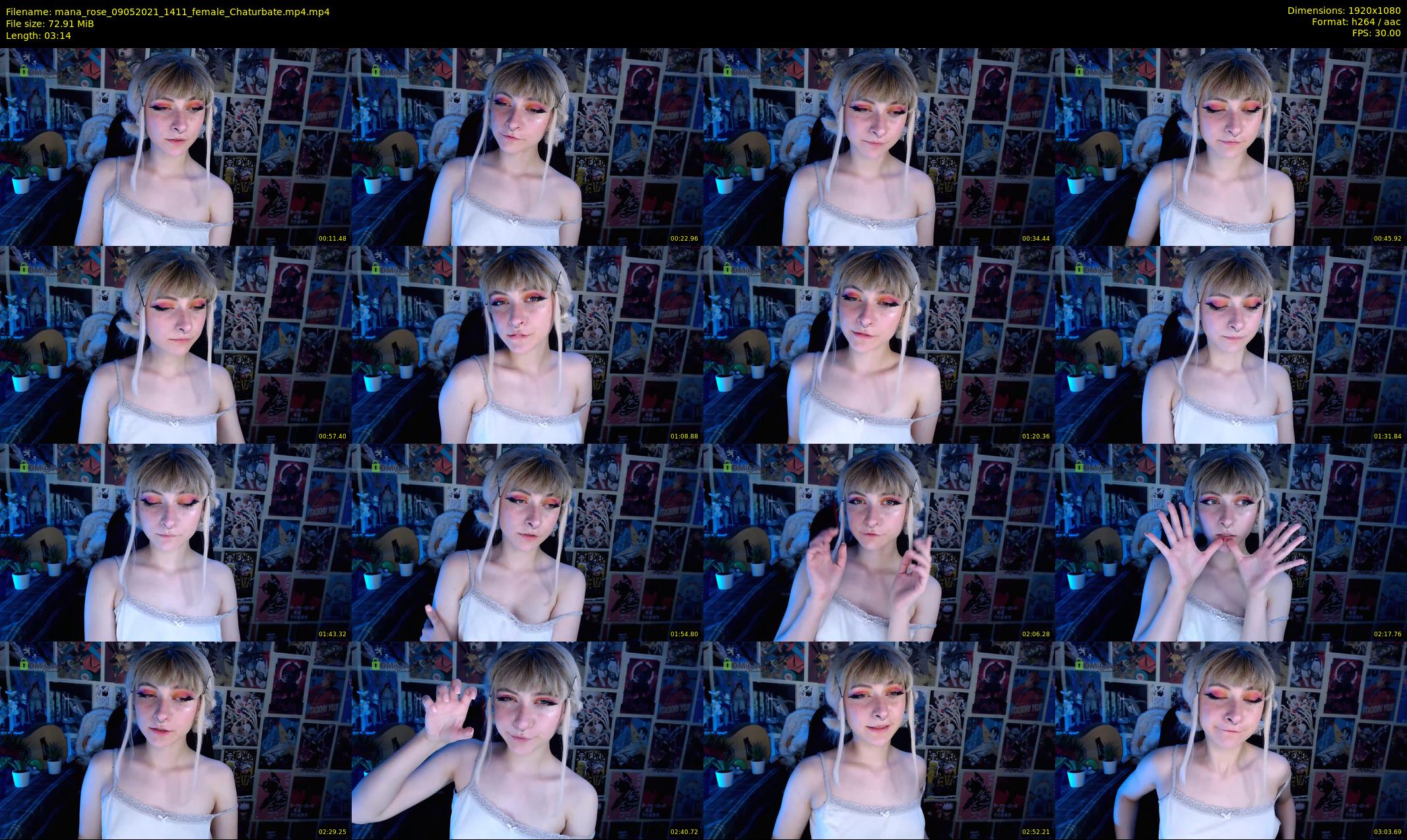 mana_rose — 4 minute Chaturbate female cam show recording, 1080p, May 9, 2021
