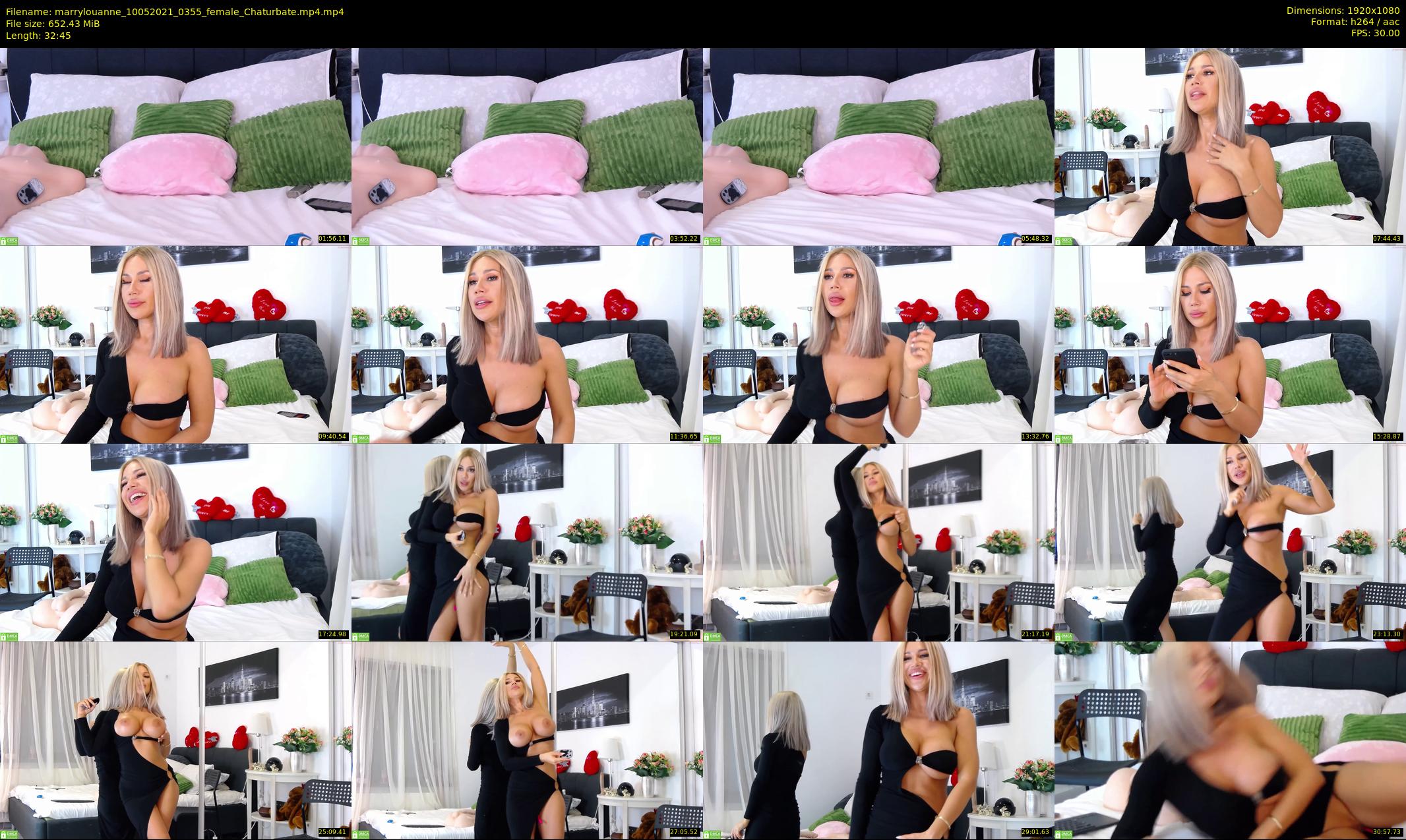 marrylouanne — 33 minute Chaturbate female cam show recording, 1080p, May 10, 2021