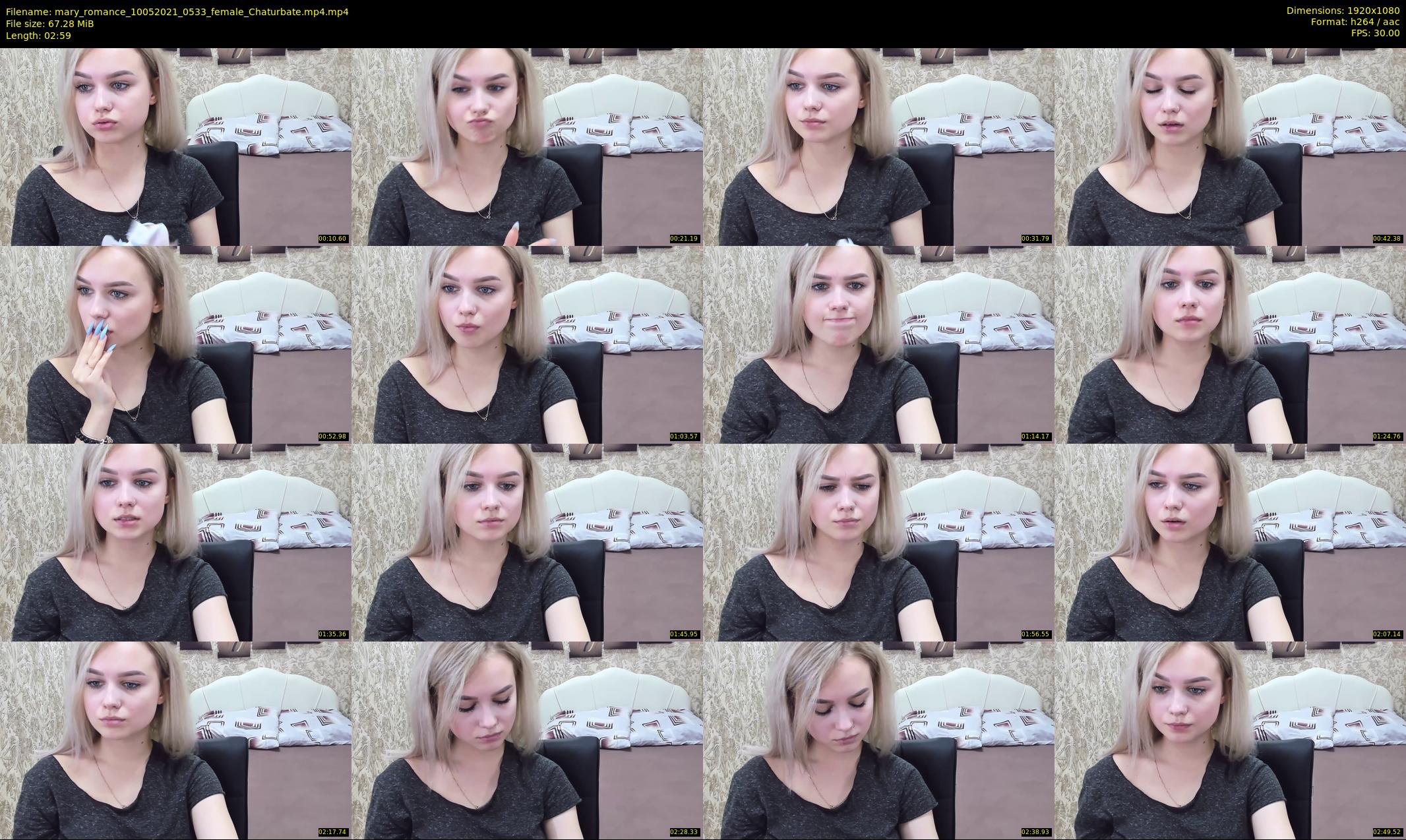 mary_romance — 3 minute Chaturbate female cam show recording, 1080p, May 10, 2021