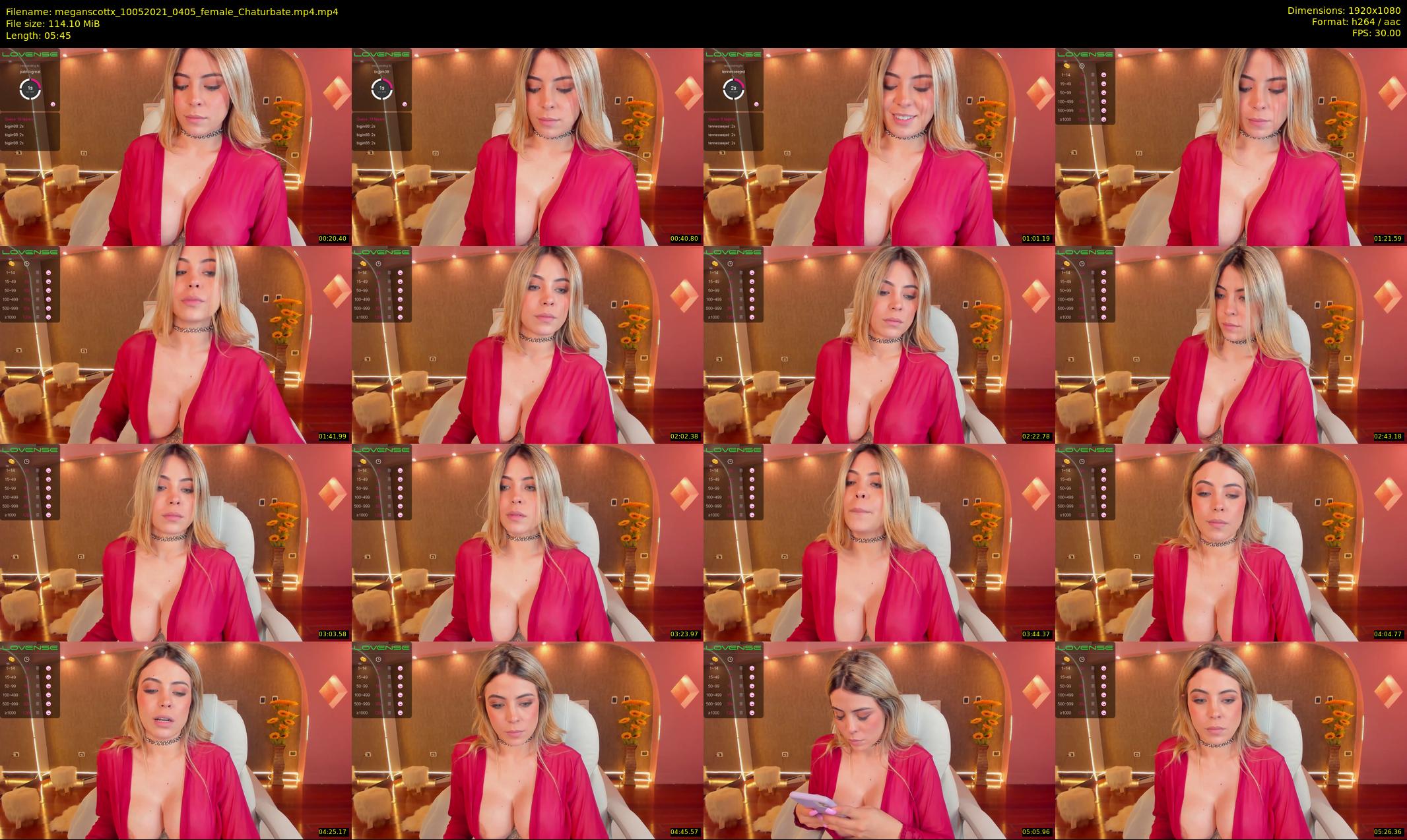 meganscottx — 6 minute Chaturbate female cam show recording, 1080p, May 10, 2021