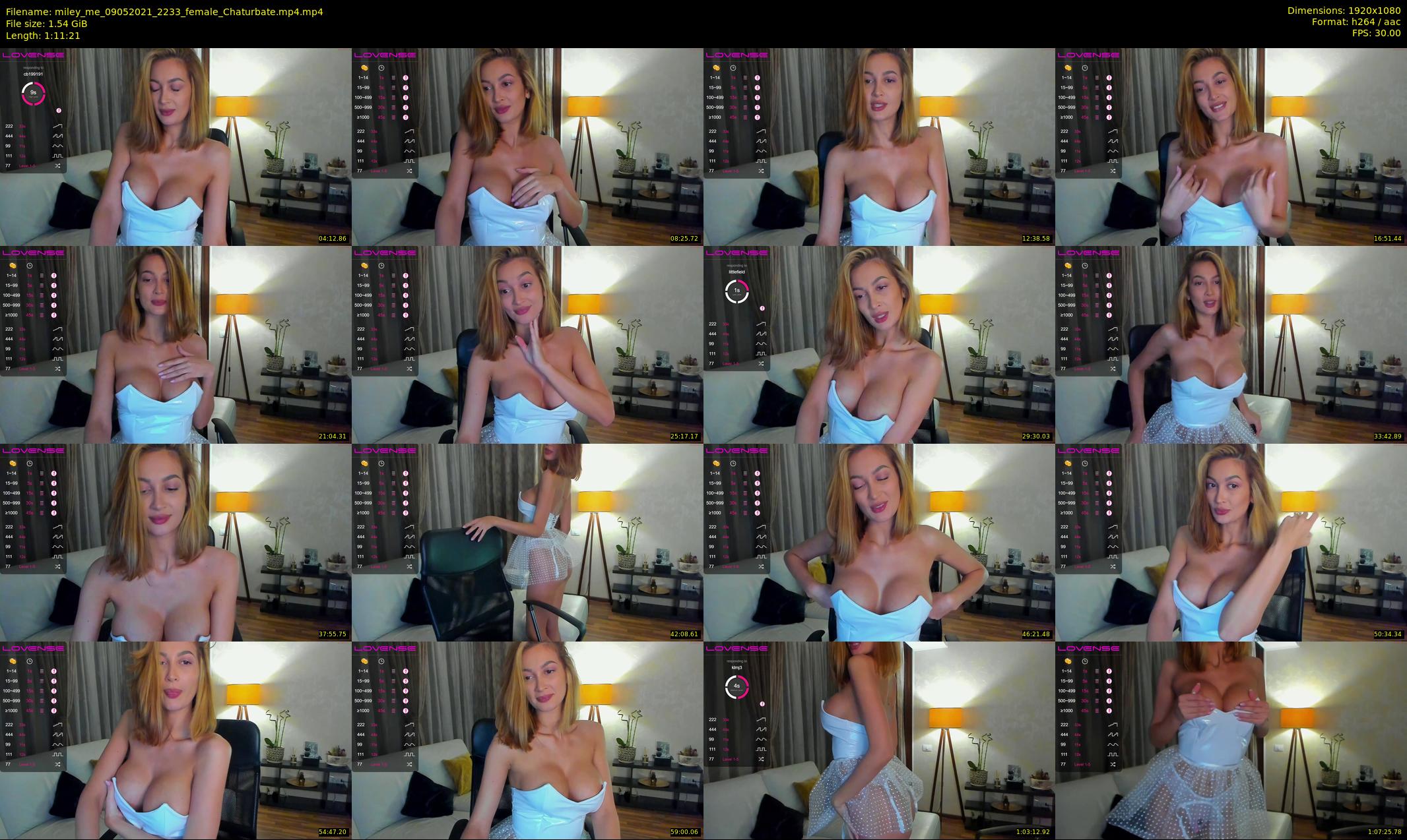 miley_me — 72 minute Chaturbate female cam show recording, 1080p, May 9, 2021