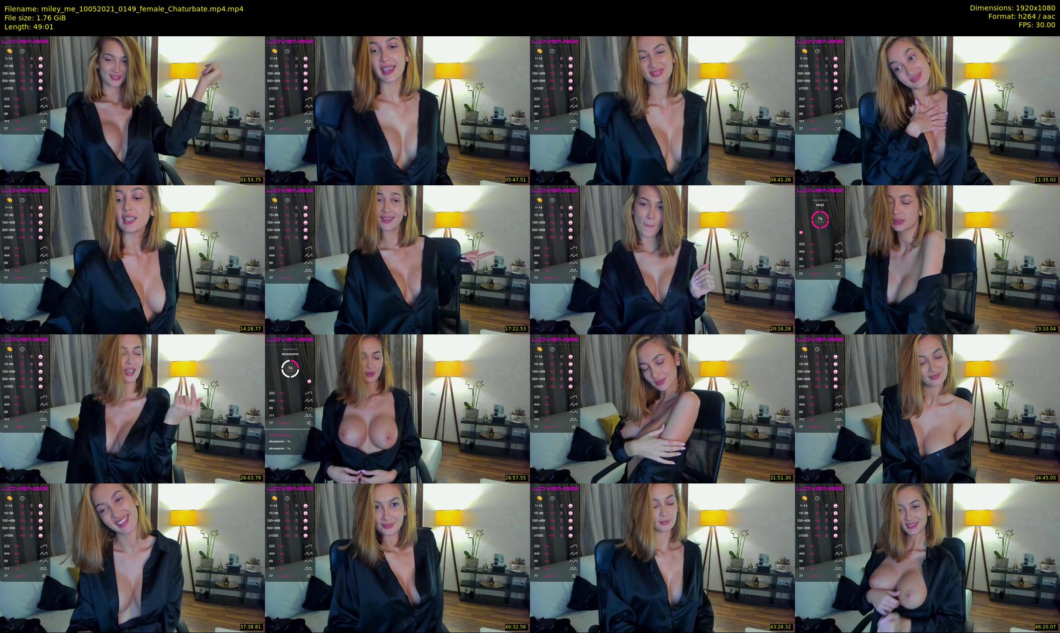 miley_me — 50 minute Chaturbate female cam show recording, 1080p, May 10, 2021