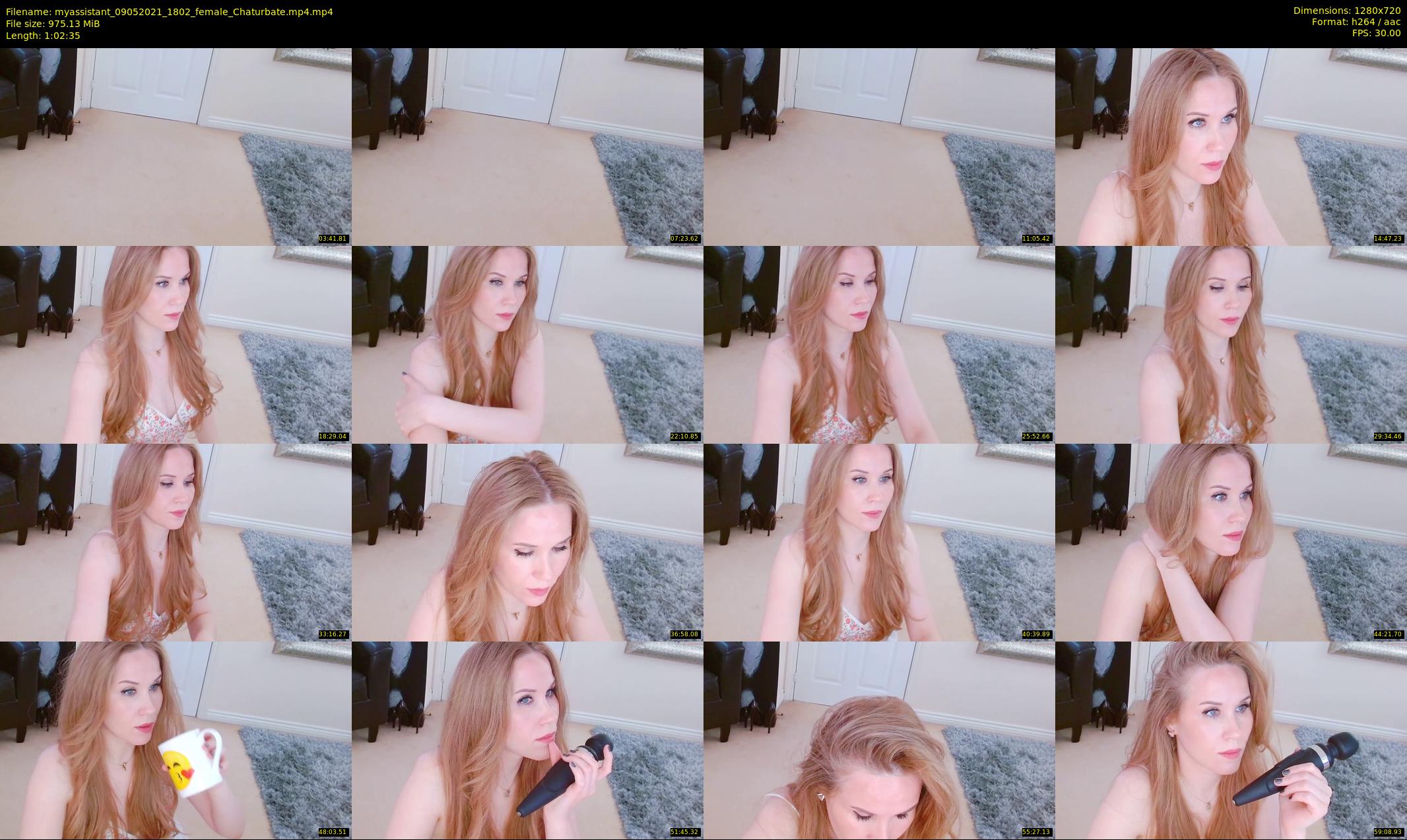 myassistant — 63 minute Chaturbate female cam show recording, 720p, May 9, 2021
