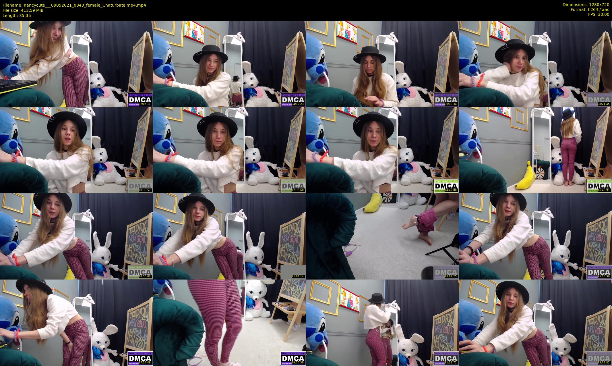 nancycute__ — 36 minute Chaturbate female cam show recording, 720p, May 9, 2021