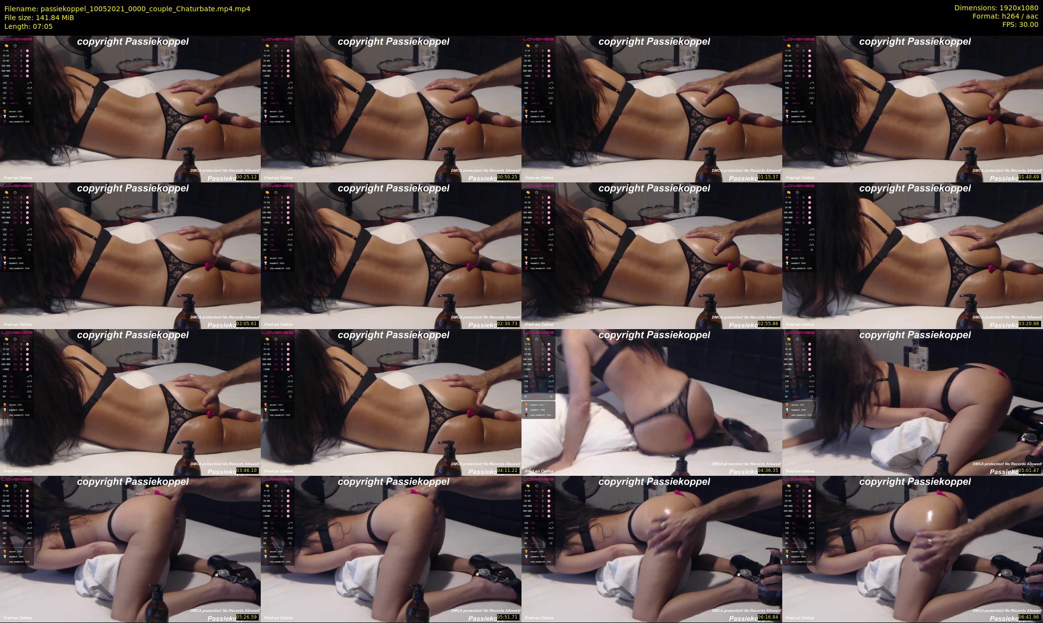 passiekoppel — 8 minute Chaturbate couple cam show recording, 1080p, May 10, 2021