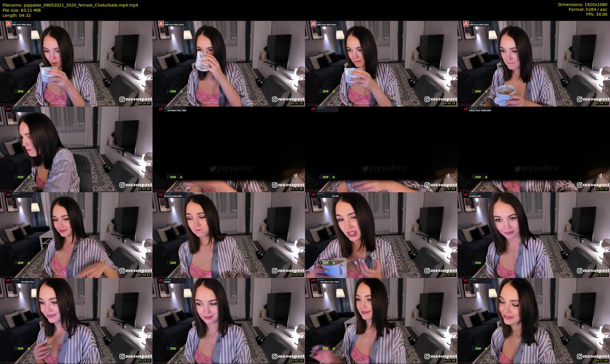 pippalee — 5 minute Chaturbate female cam show recording, 1080p, May 9, 2021