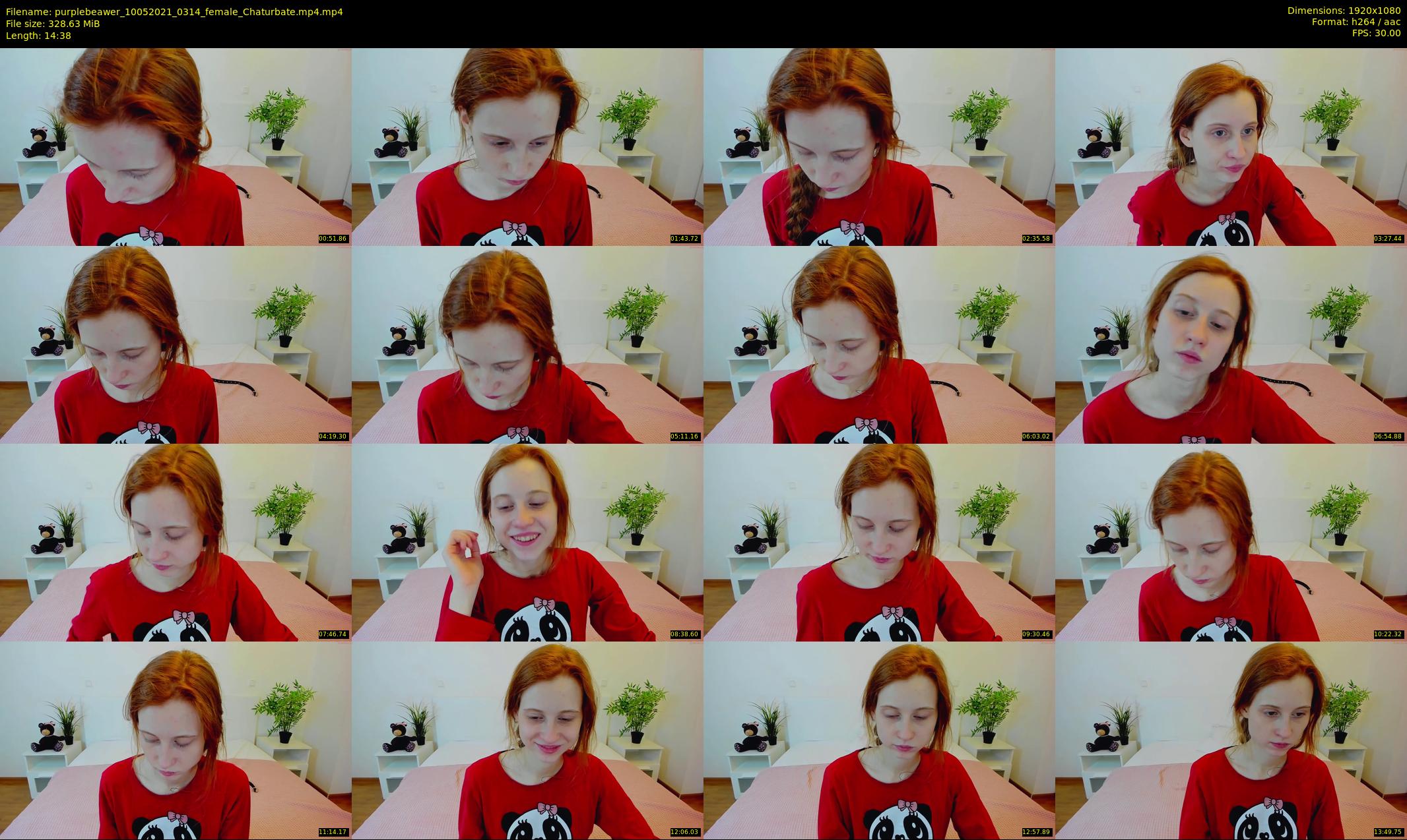 purplebeawer — 15 minute Chaturbate female cam show recording, 1080p, May 10, 2021