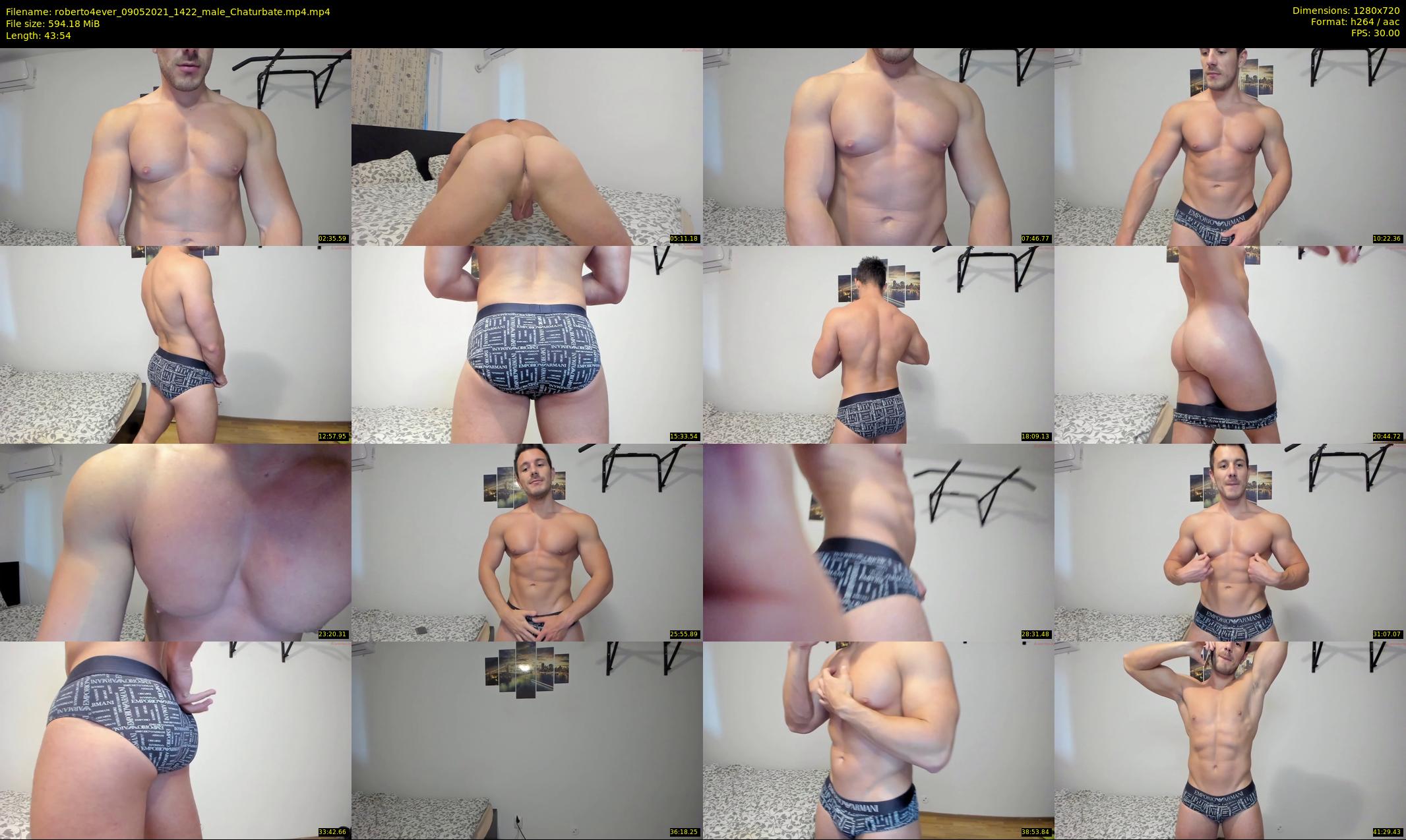 roberto4ever — 44 minute Chaturbate male cam show recording, 720p, May 9, 2021