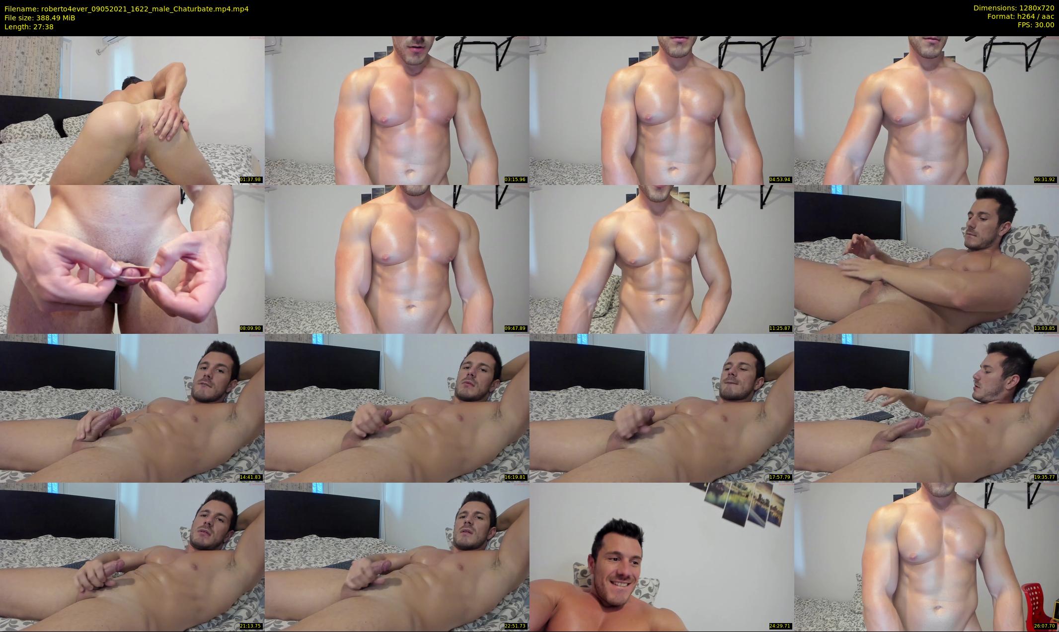 roberto4ever — 28 minute Chaturbate male cam show recording, 720p, May 9, 2021