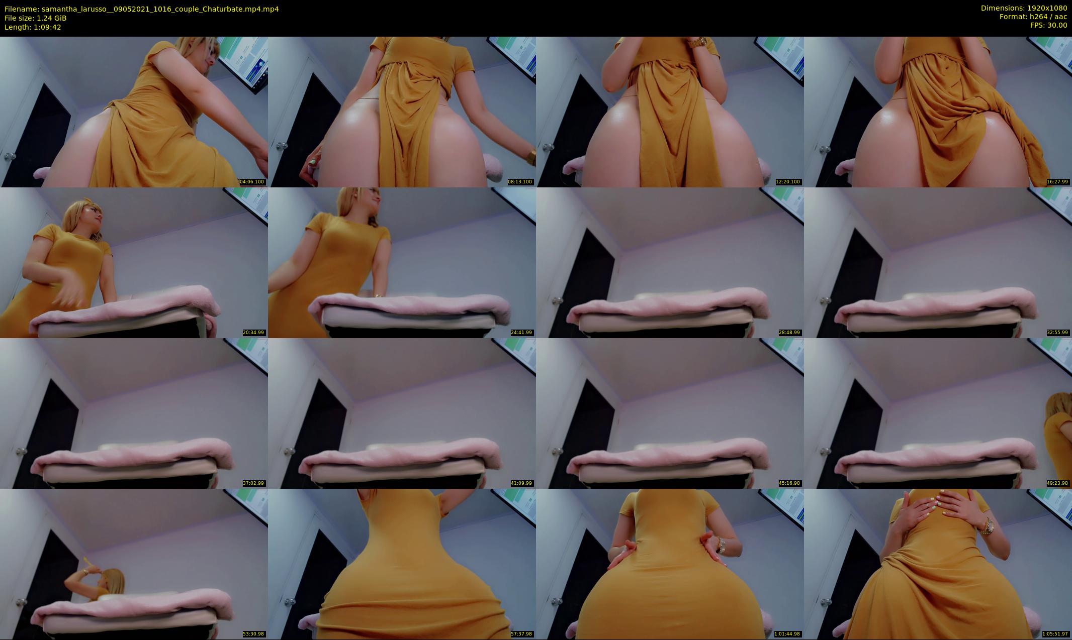 samantha_larusso_ — 70 minute Chaturbate couple cam show recording, 1080p, May 9, 2021