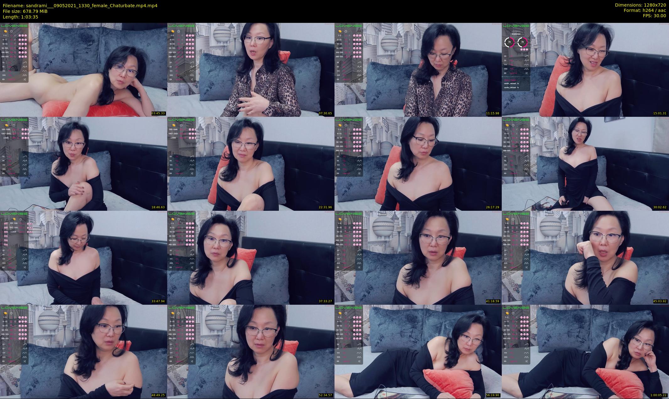 sandrami__ — 64 minute Chaturbate female cam show recording, 720p, May 9, 2021