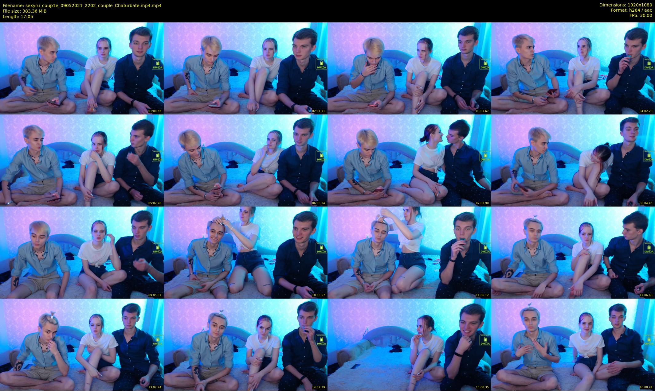 sexyru_coup1e — 18 minute Chaturbate couple cam show recording, 1080p, May 9, 2021