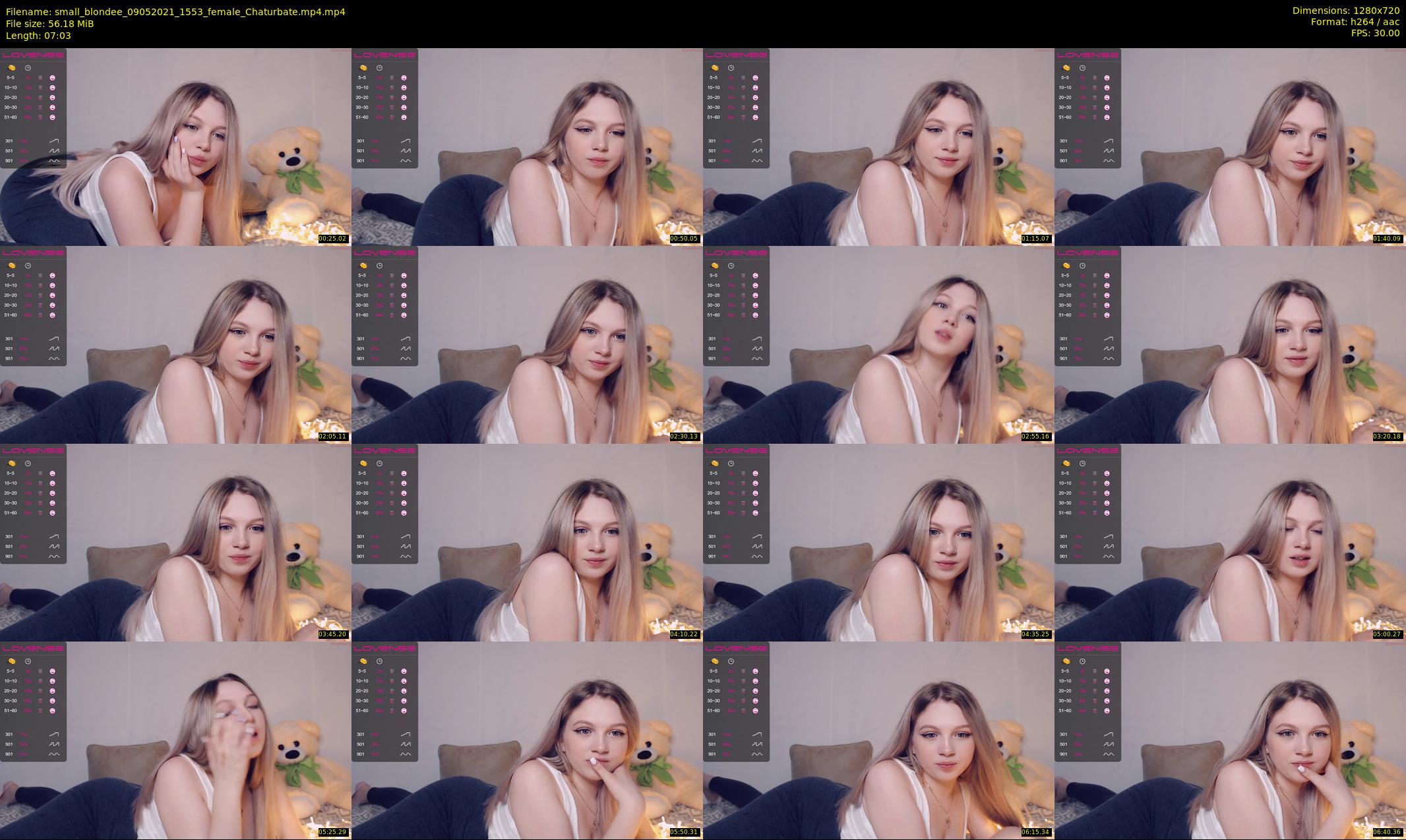 small_blondee — 8 minute Chaturbate female cam show recording, 720p, May 9, 2021