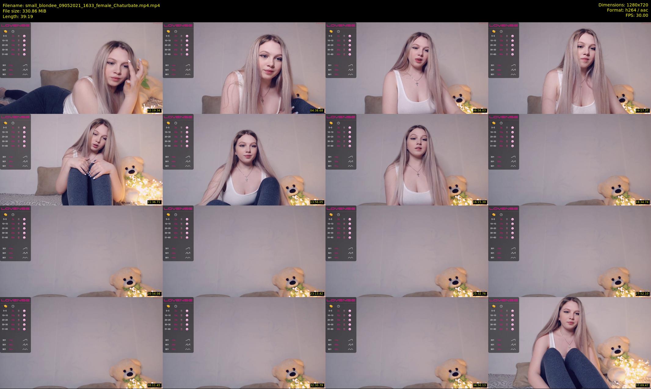 small_blondee — 40 minute Chaturbate female cam show recording, 720p, May 9, 2021