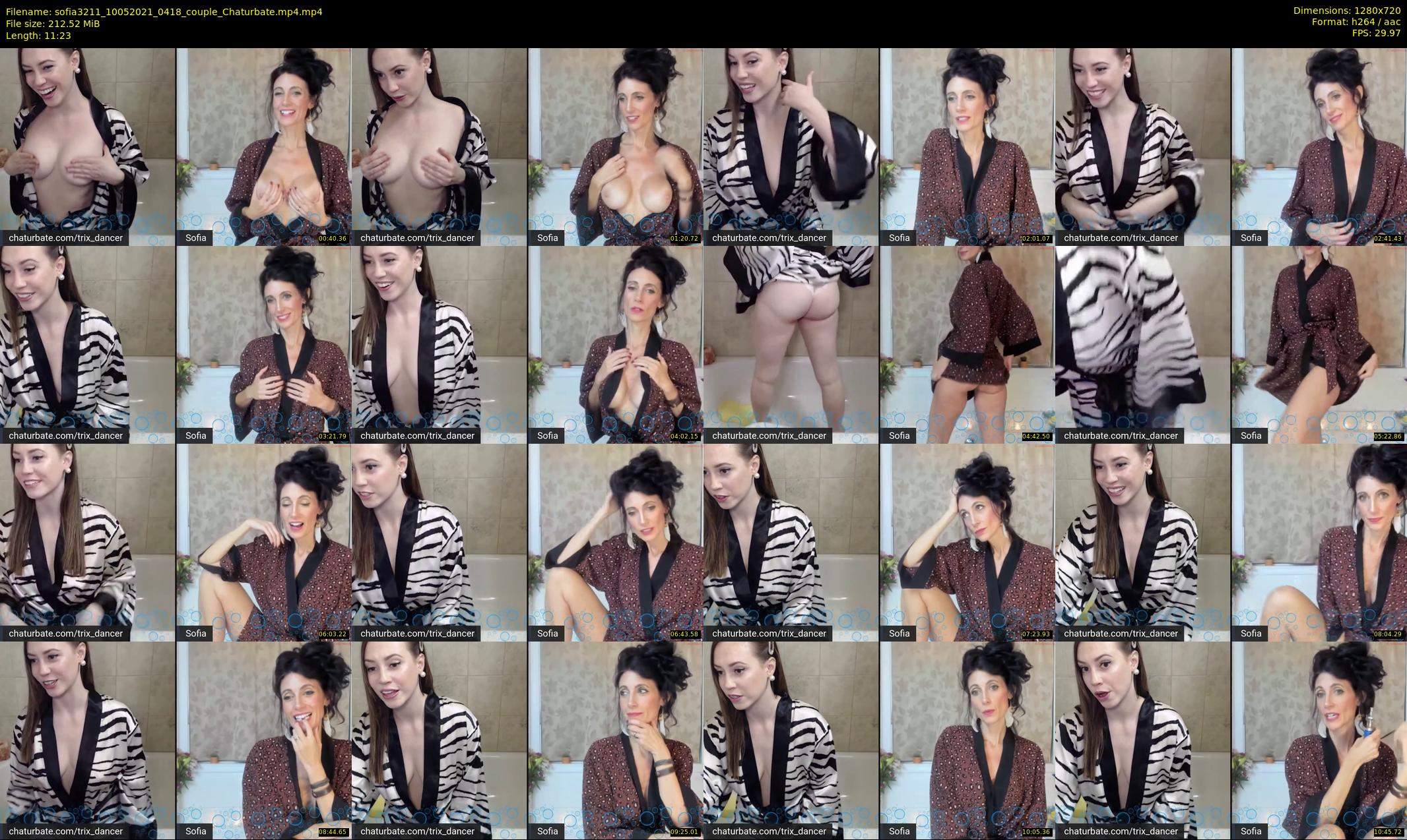 sofia3211 — 12 minute Chaturbate couple cam show recording, 720p, May 10, 2021