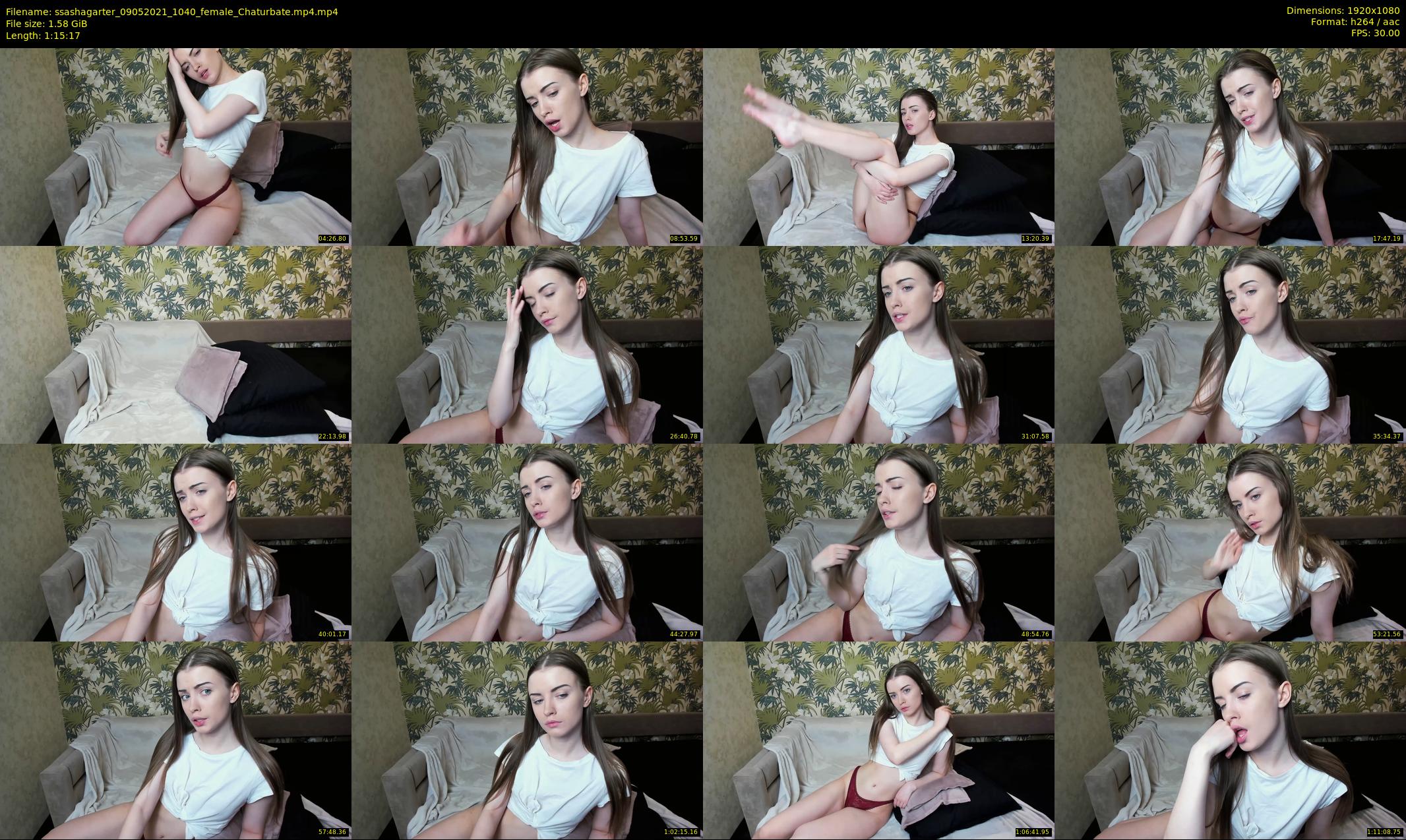 ssashagarter — 76 minute Chaturbate female cam show recording, 1080p, May 9, 2021