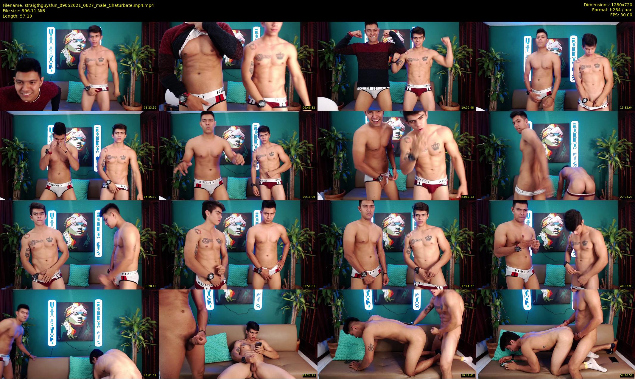 straigthguysfun — 58 minute Chaturbate male cam show recording, 720p, May 9, 2021