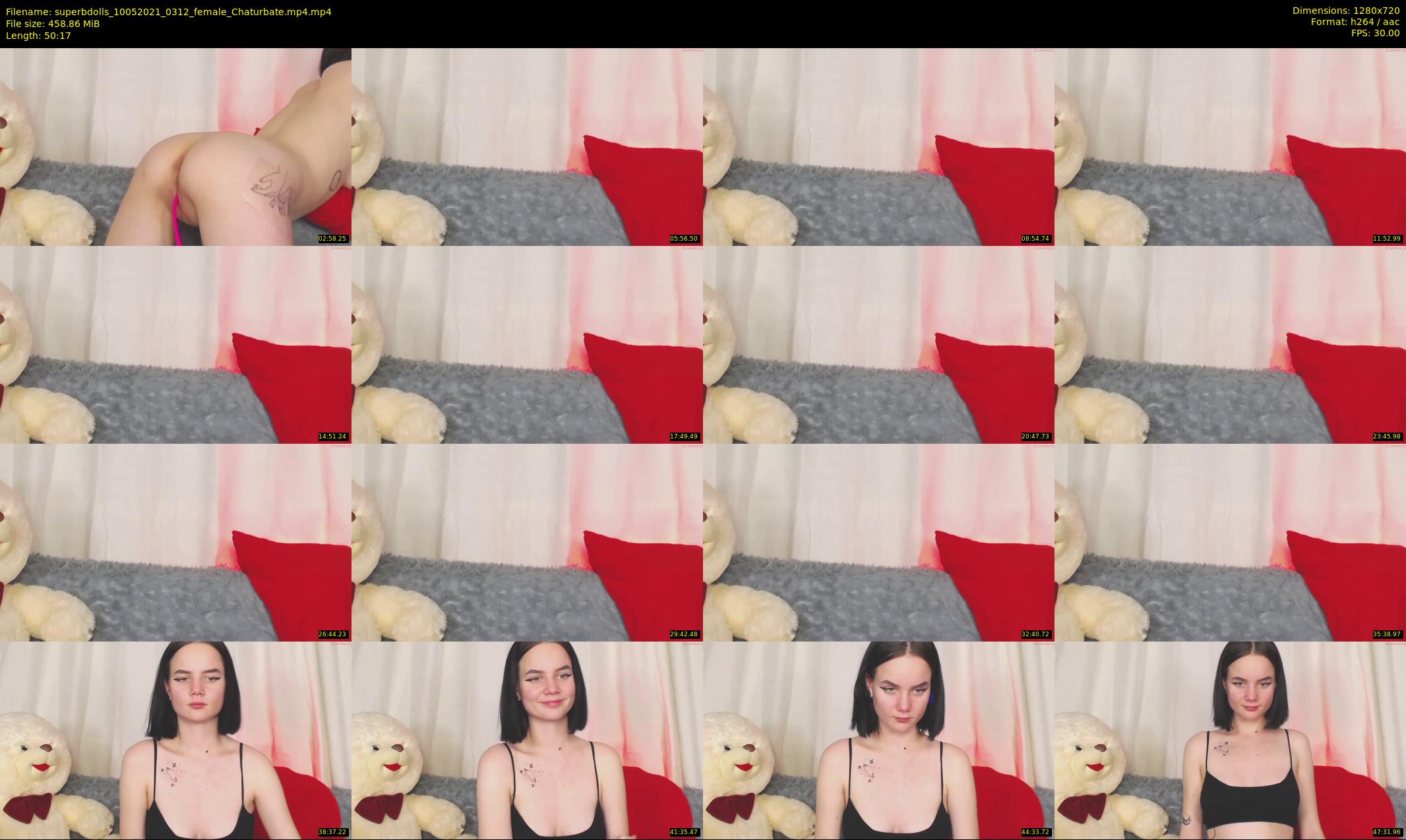 superbdolls — 51 minute Chaturbate couple cam show recording, 720p, May 10, 2021