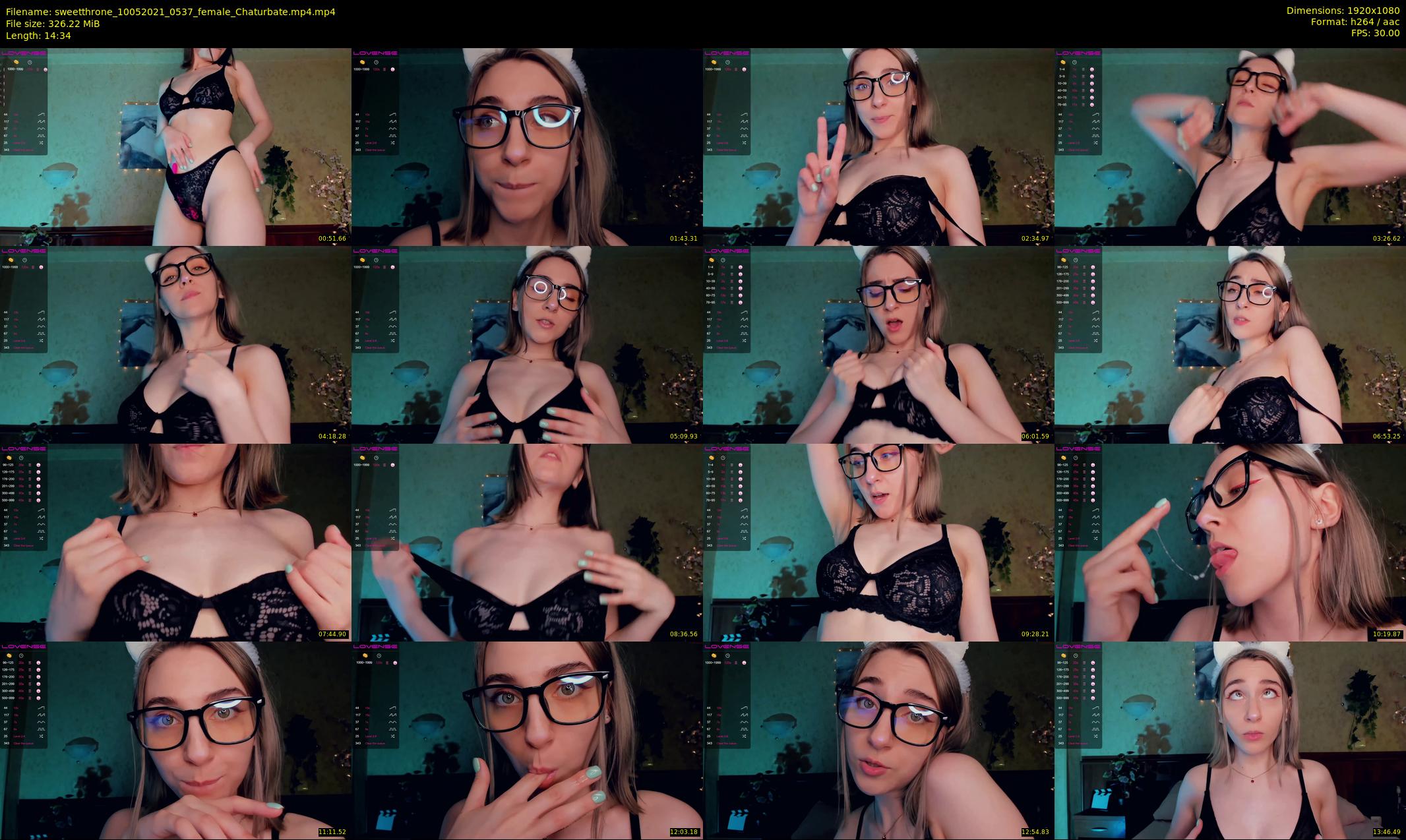 sweetthrone — 15 minute Chaturbate couple cam show recording, 1080p, May 10, 2021