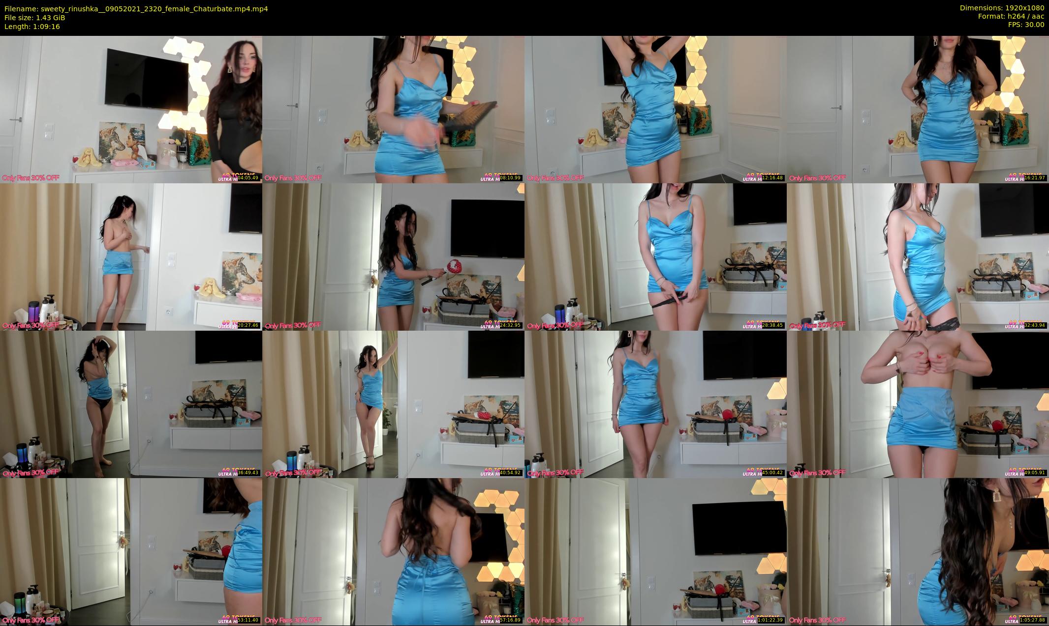 sweety_rinushka_ — 70 minute Chaturbate female cam show recording, 1080p, May 9, 2021